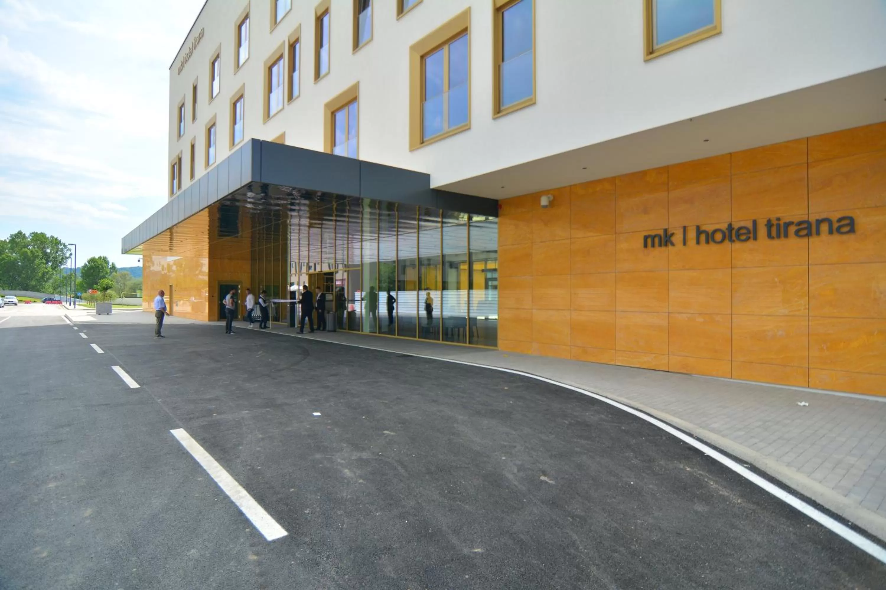 Facade/entrance in mk hotel tirana