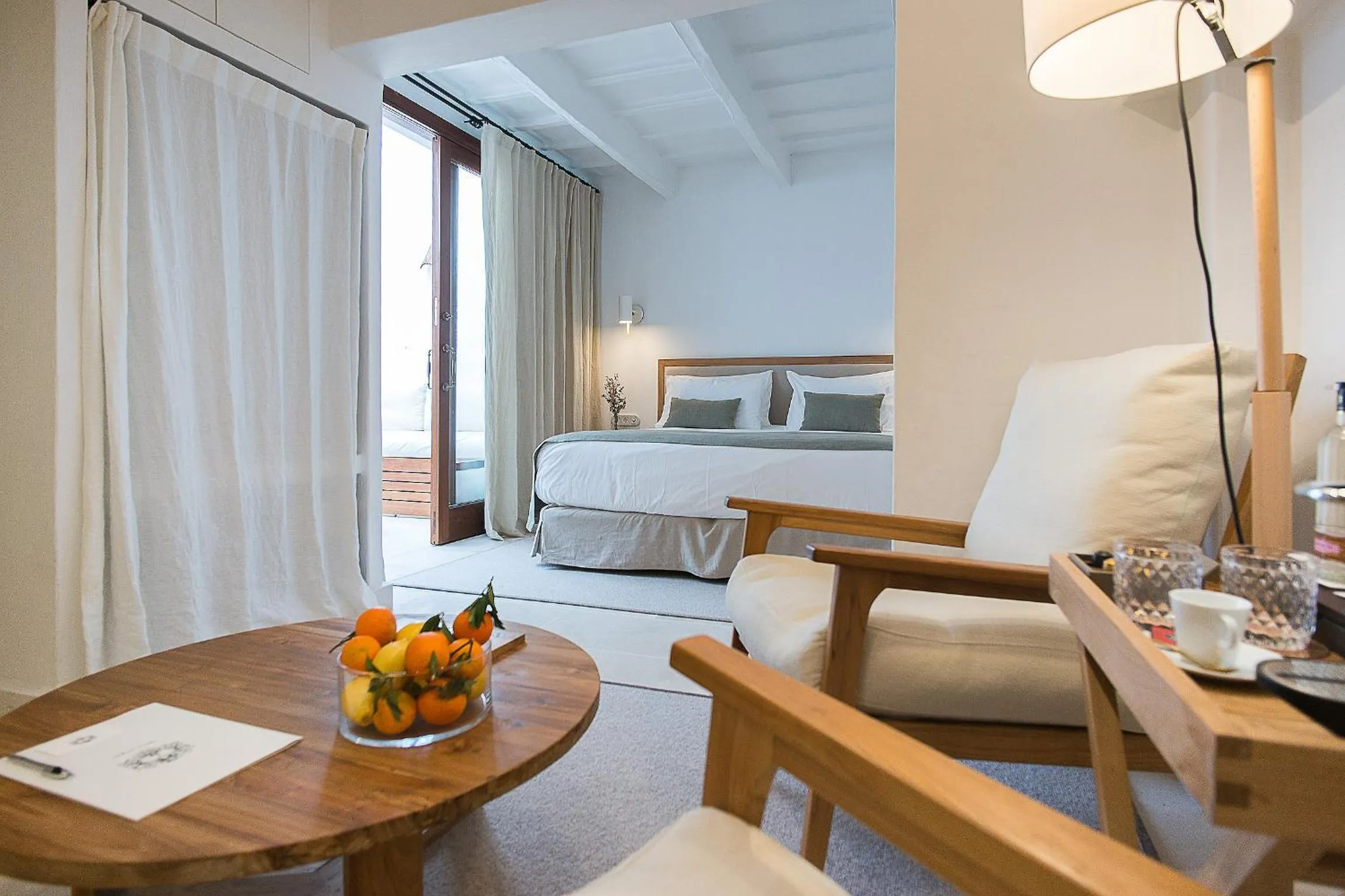 Bedroom, Bed in S'Hotelet d'es Born - Suites & SPA