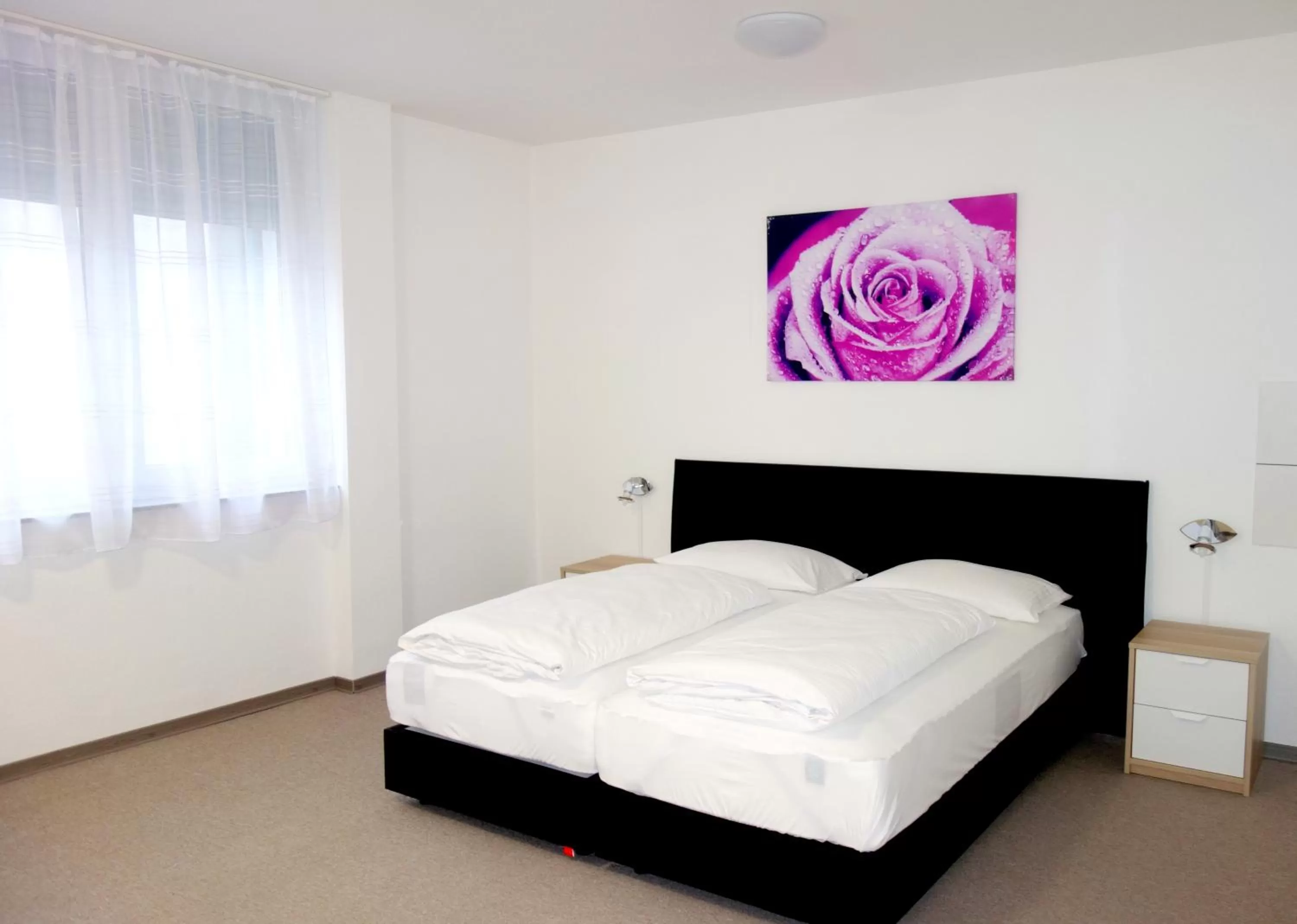 Bed in Budget Hotel Ludwigshafen