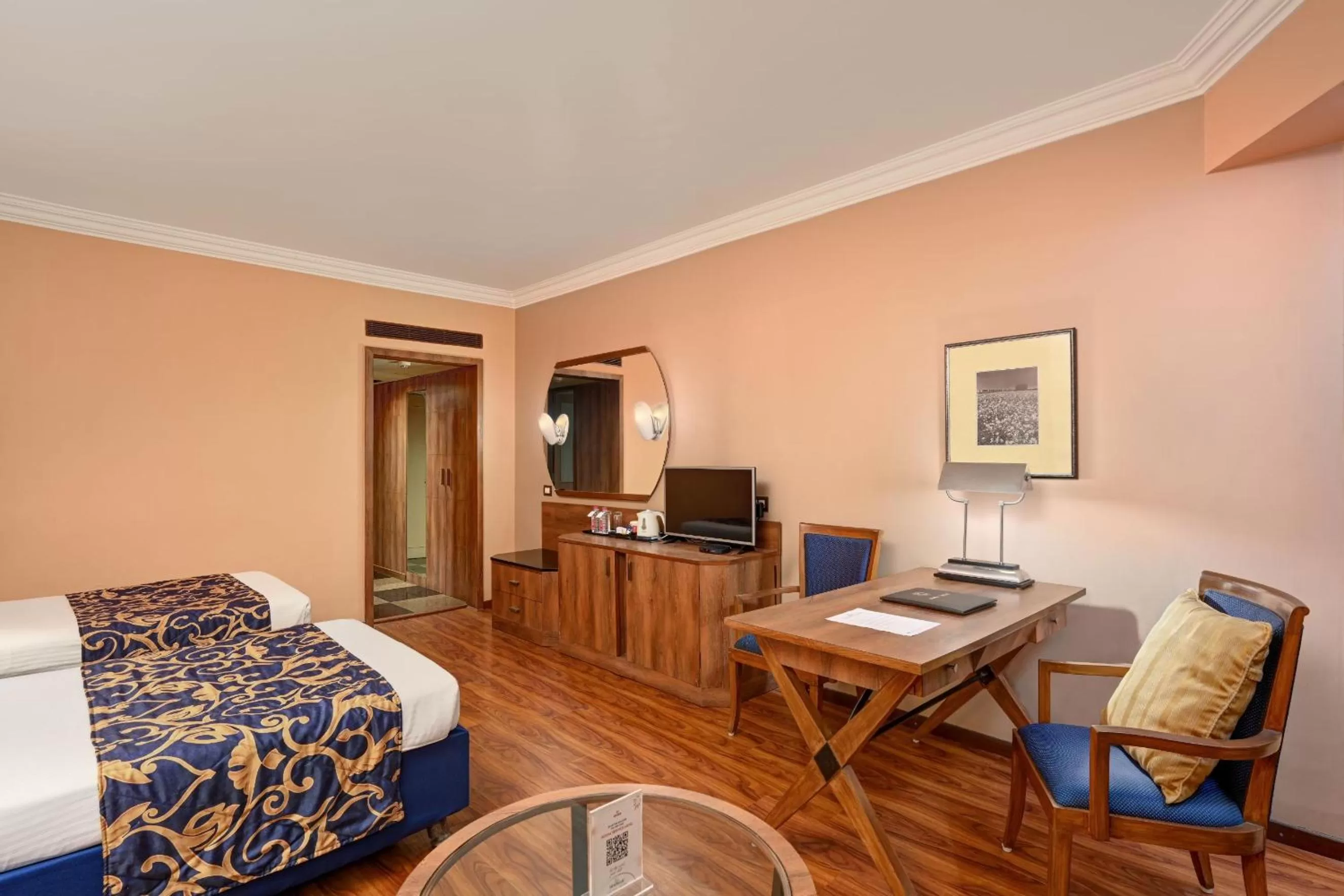 Bed in The Cama - A Sabarmati Riverfront Hotel