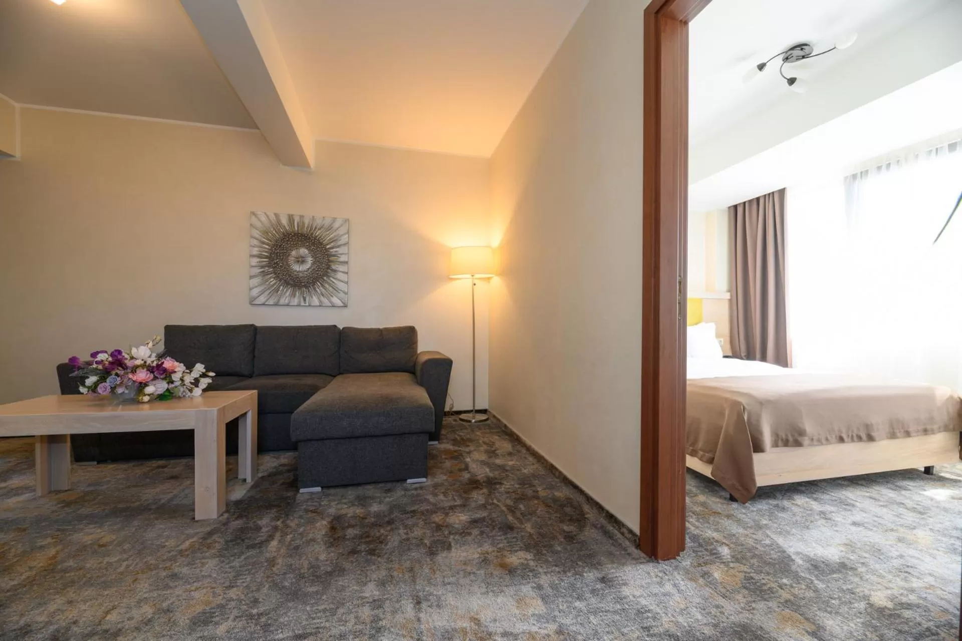 Living room, Bed in Faleza Hotel by Vega