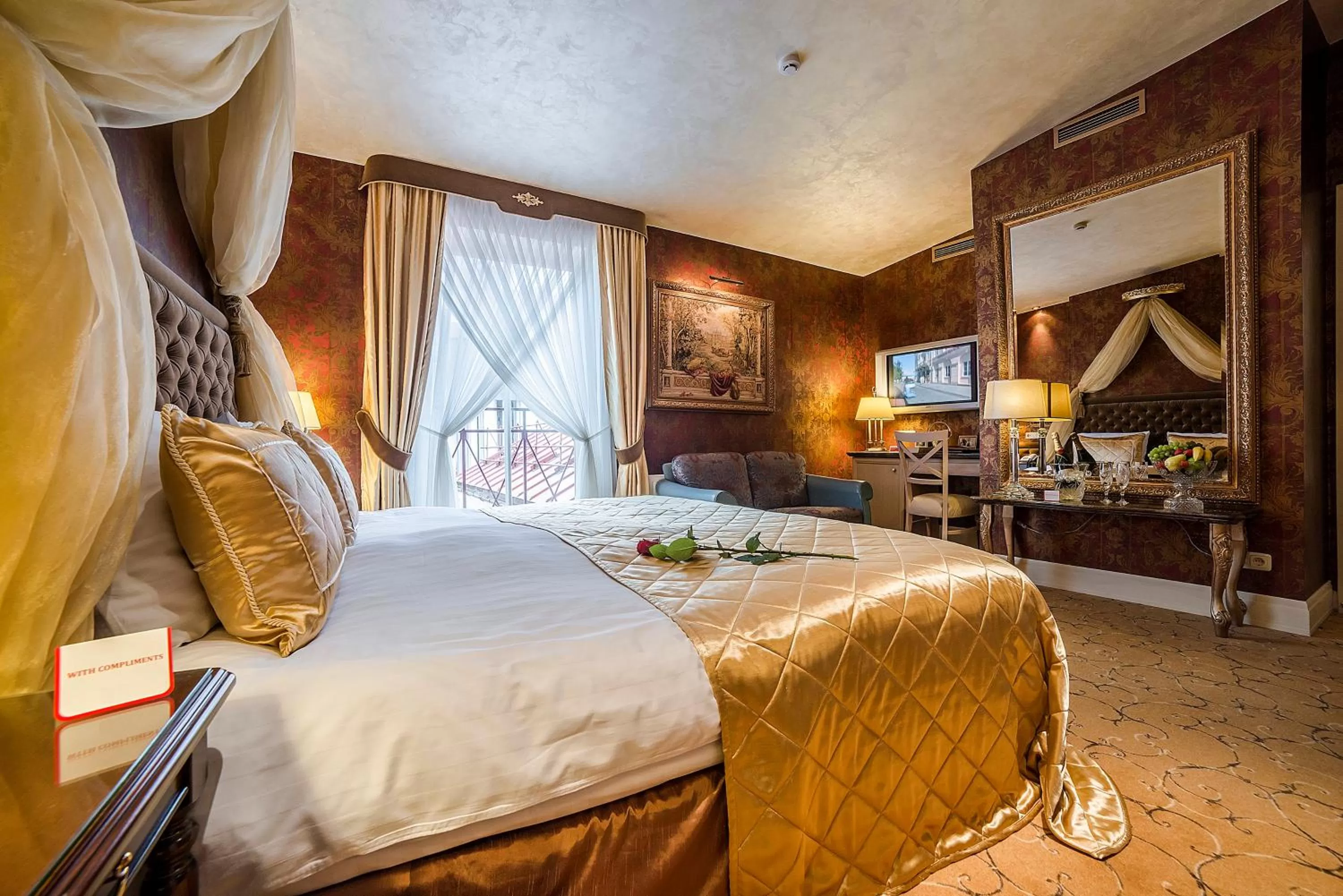 Photo of the whole room, Bed in Imperial Hotel & Restaurant