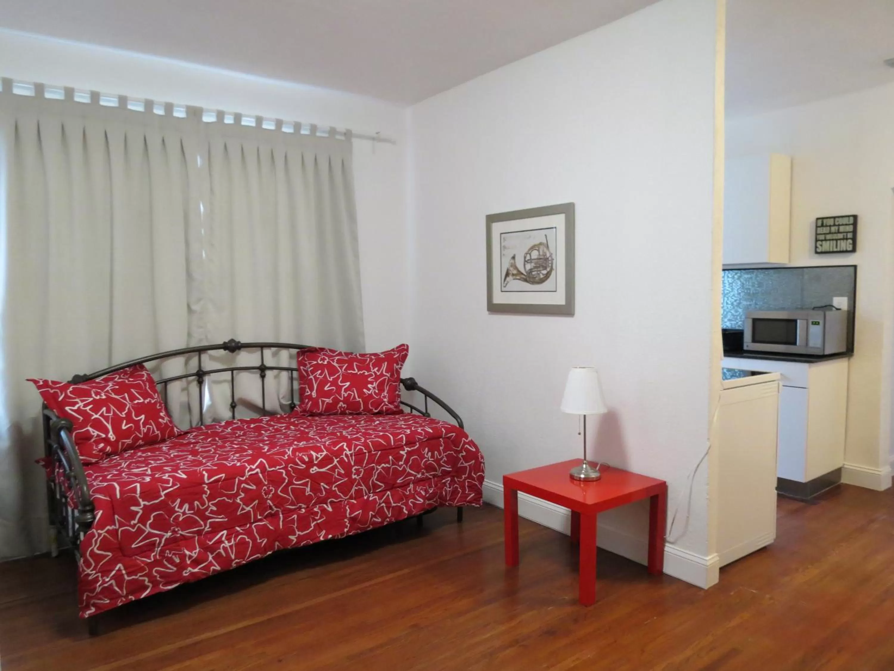 Bed in Harding Boutique Apartments