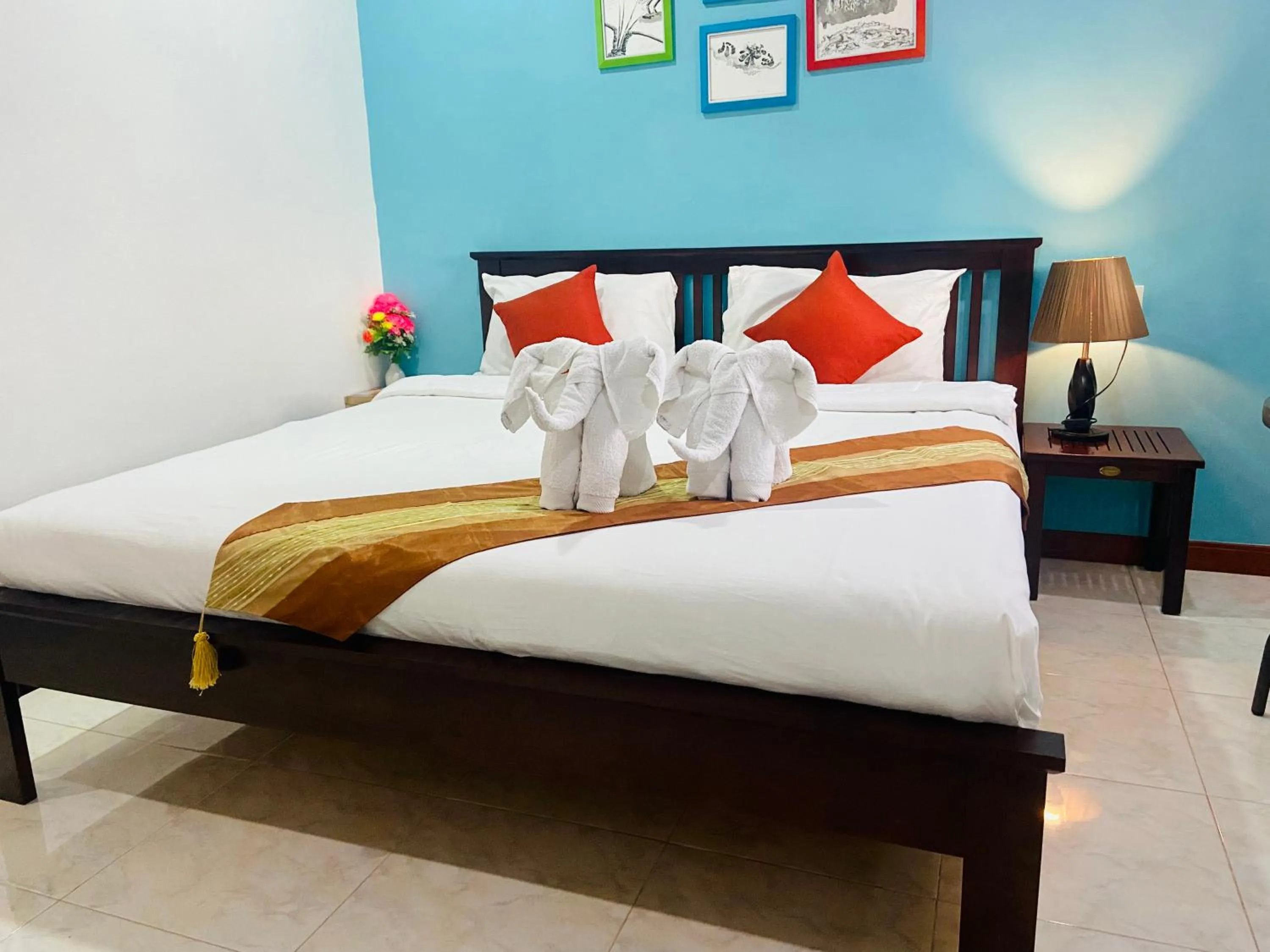 Bed in Lanta Grand House