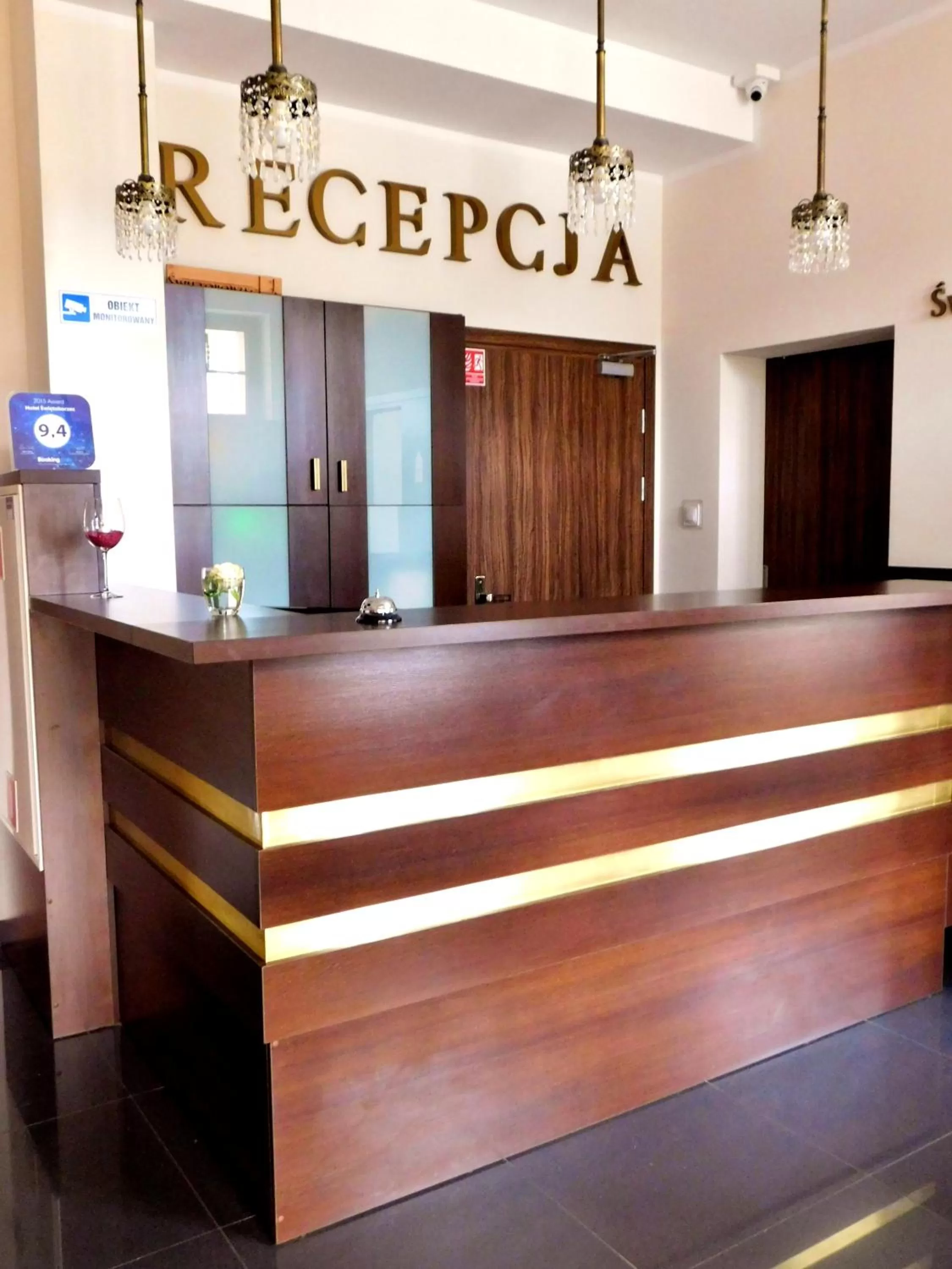 Lobby or reception in Hotel Świętoborzec