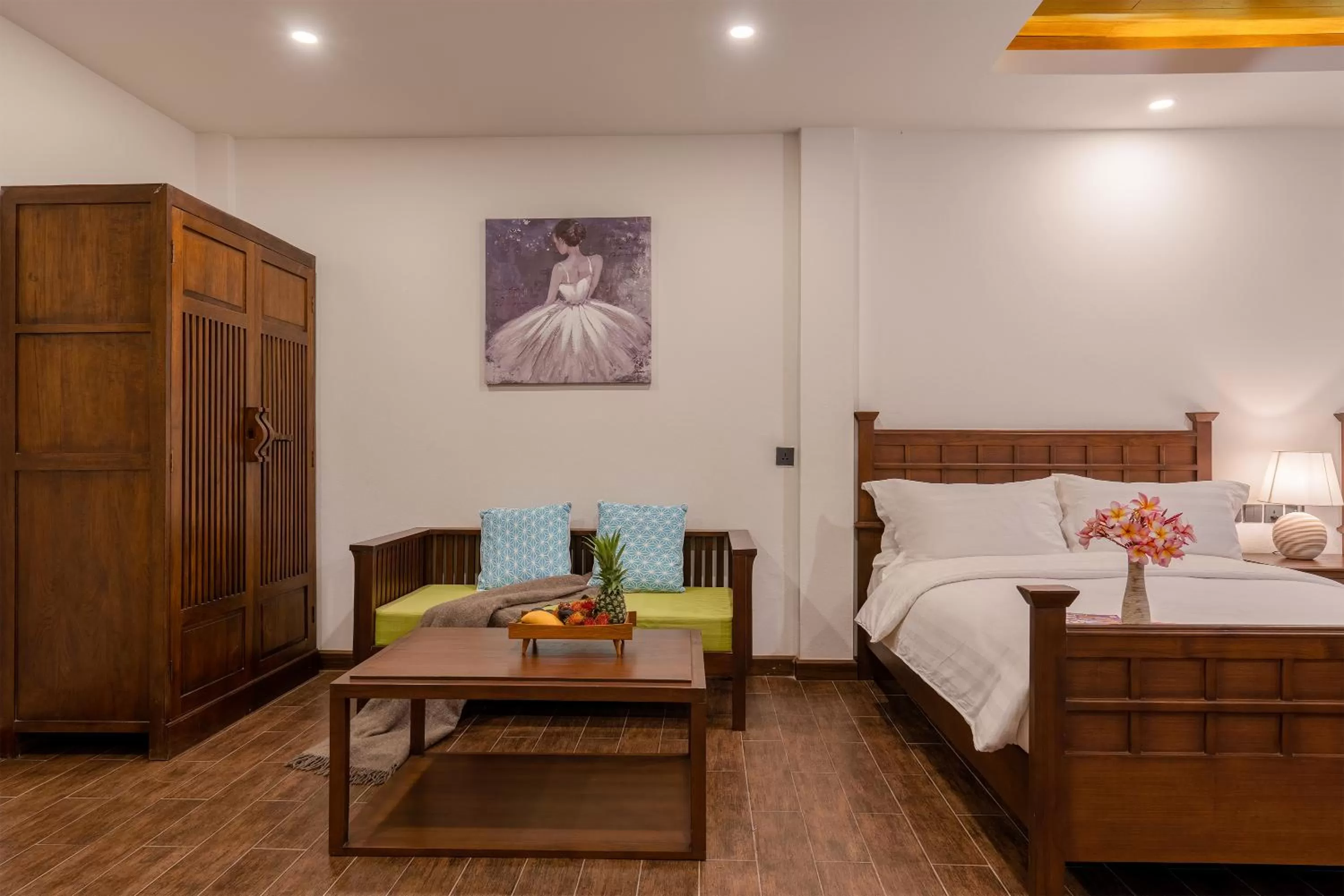 Living room, Bed in Lanna Deer Resort Chiang Mai