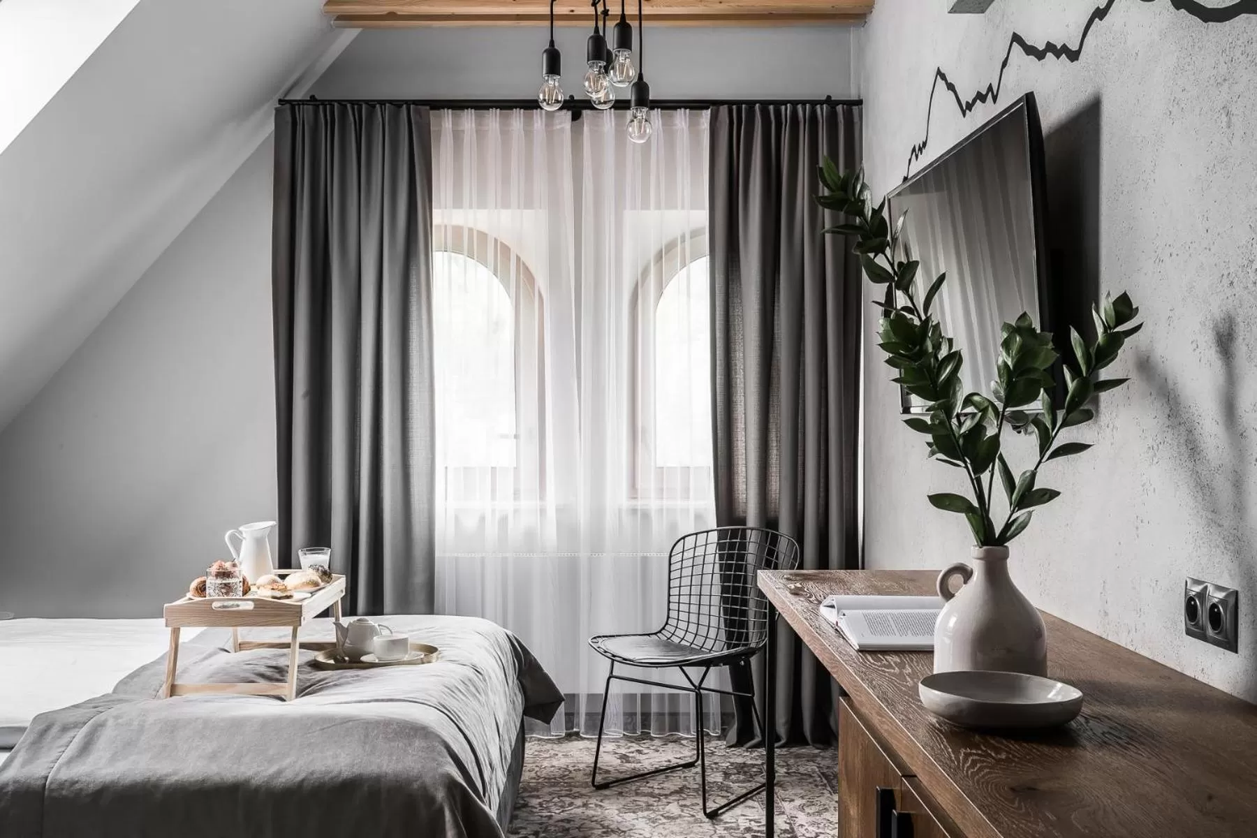 Bedroom, Bed in Biała Owca