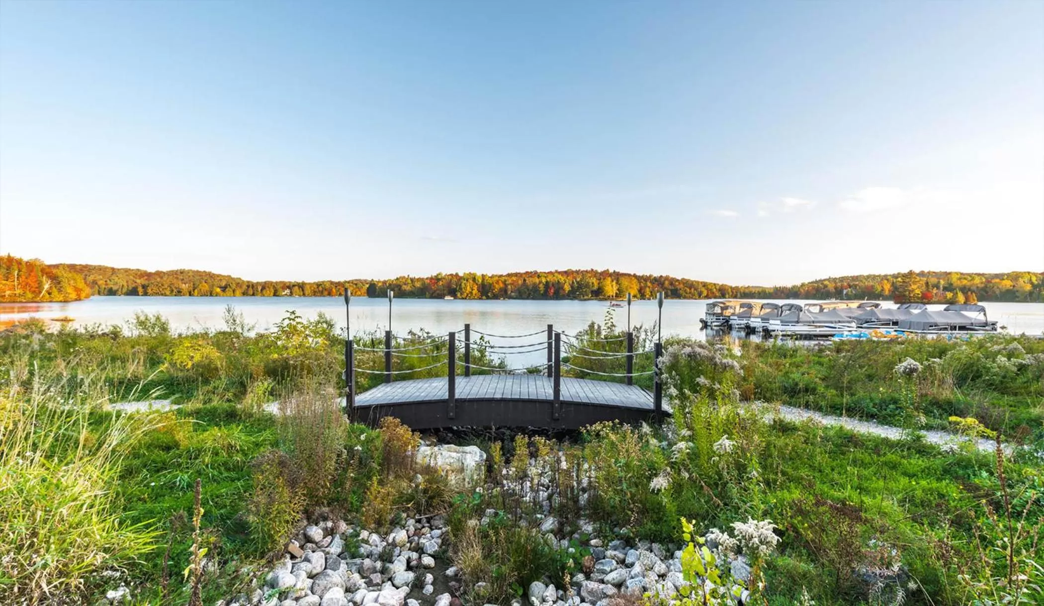 Lake view in Estérel Resort
