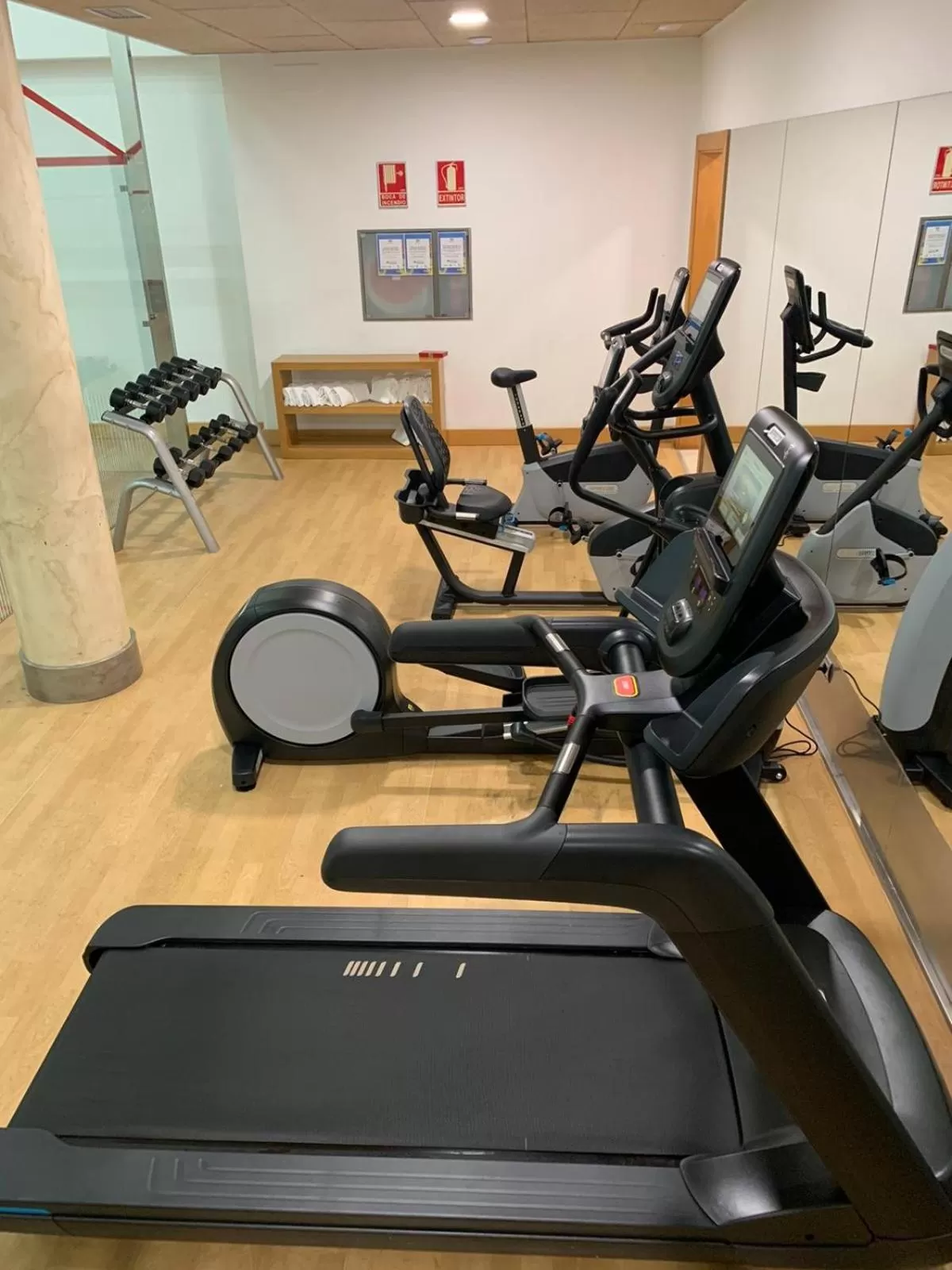 Fitness centre/facilities in Hotel Suite Villa Maria