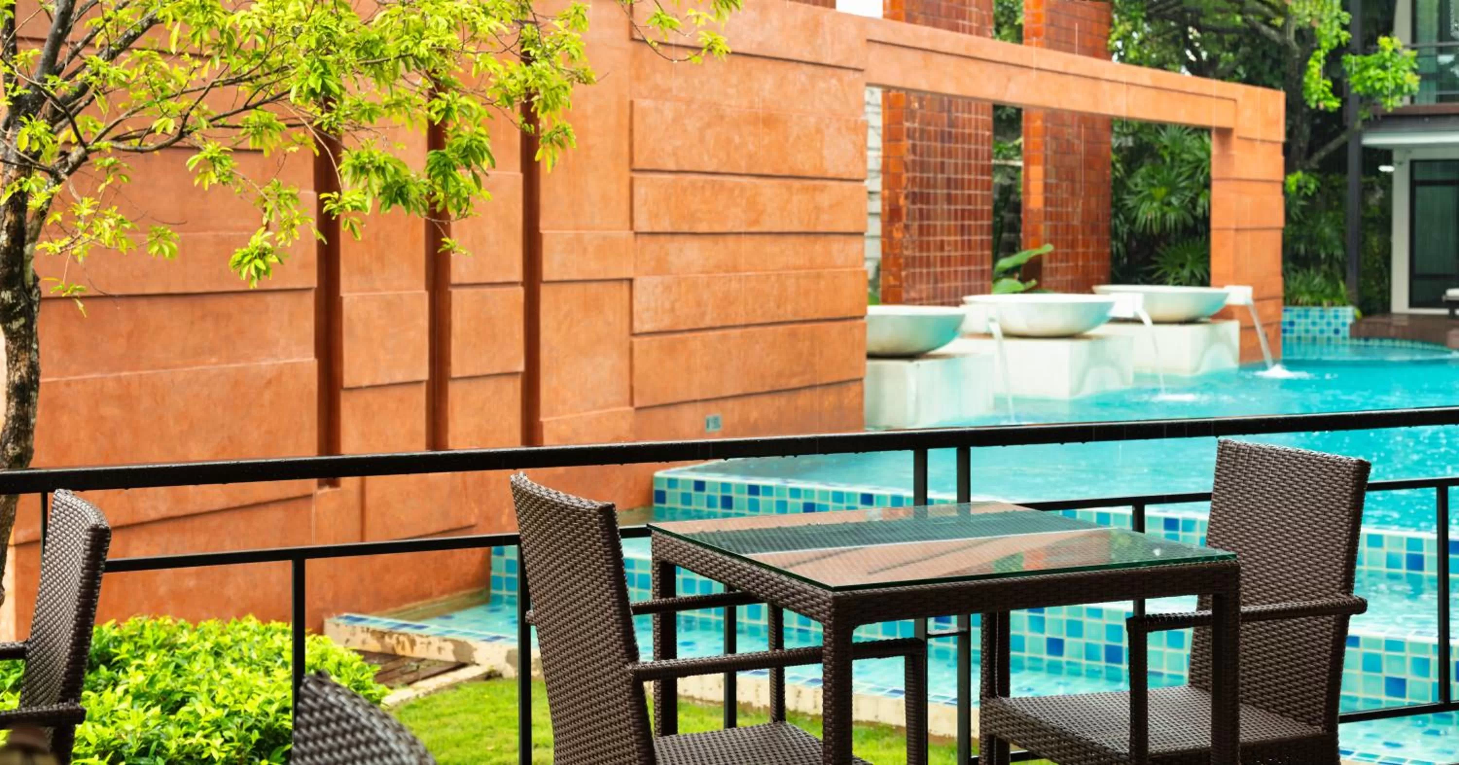 Pool view in The Grand Napat