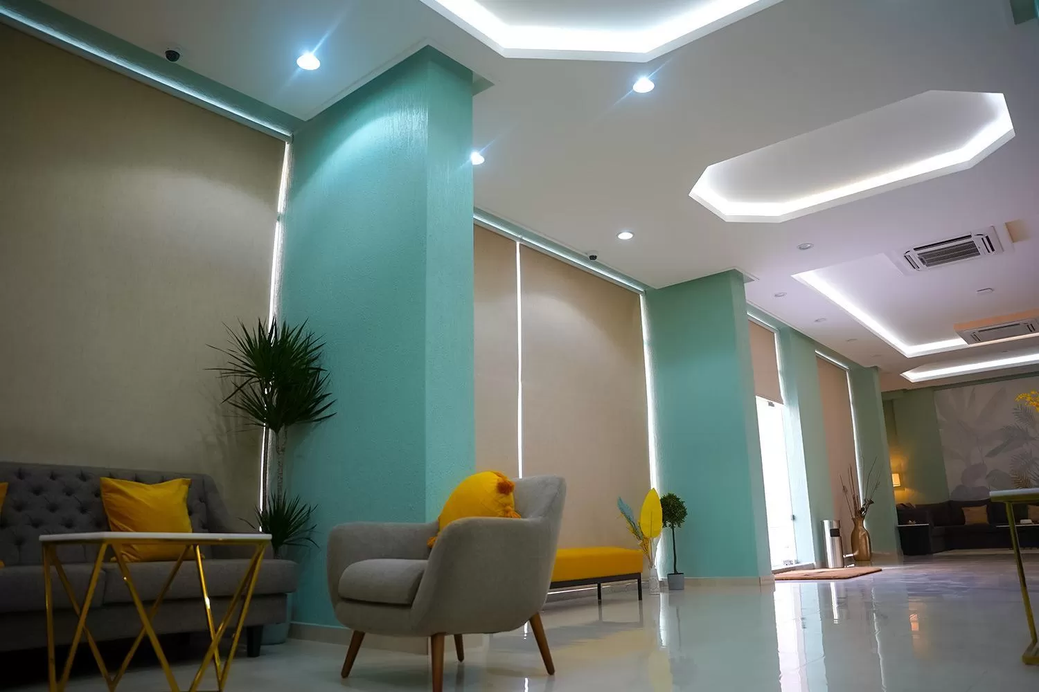 Lobby or reception in BHomed Salmiya