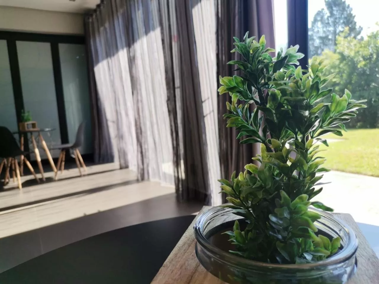 Garden view in The Raz