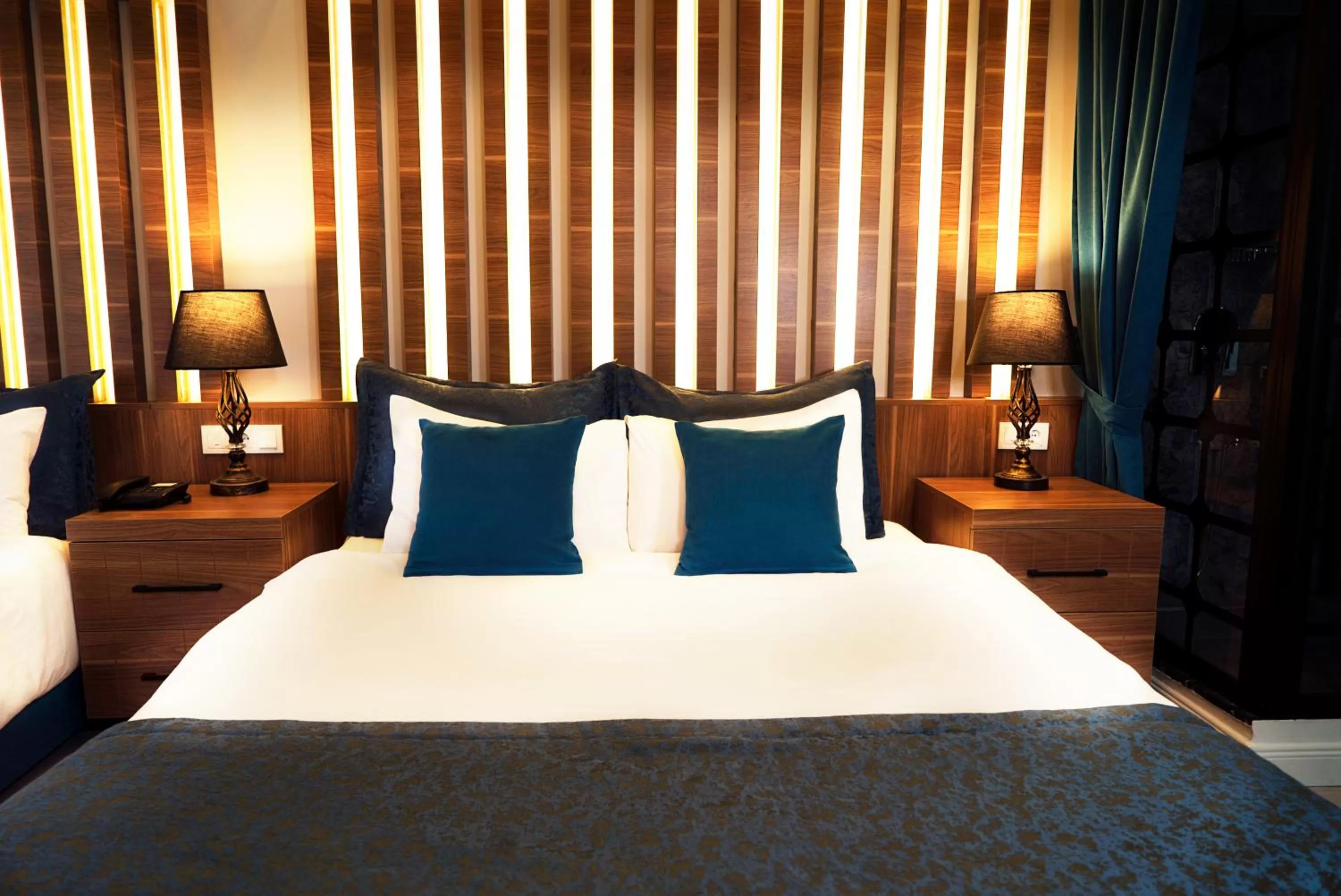 Bed in Taksim Yazıcı Residence