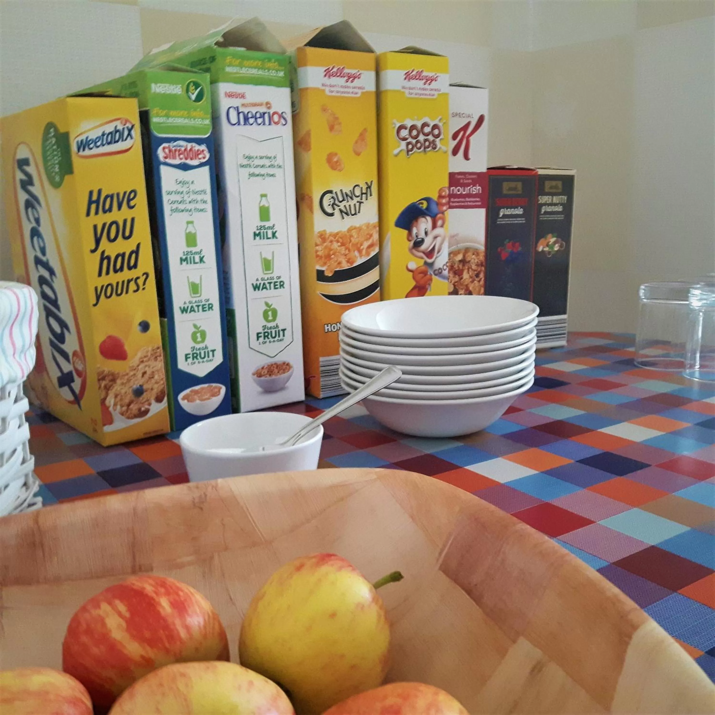 Continental breakfast in Lancaster Townhouse