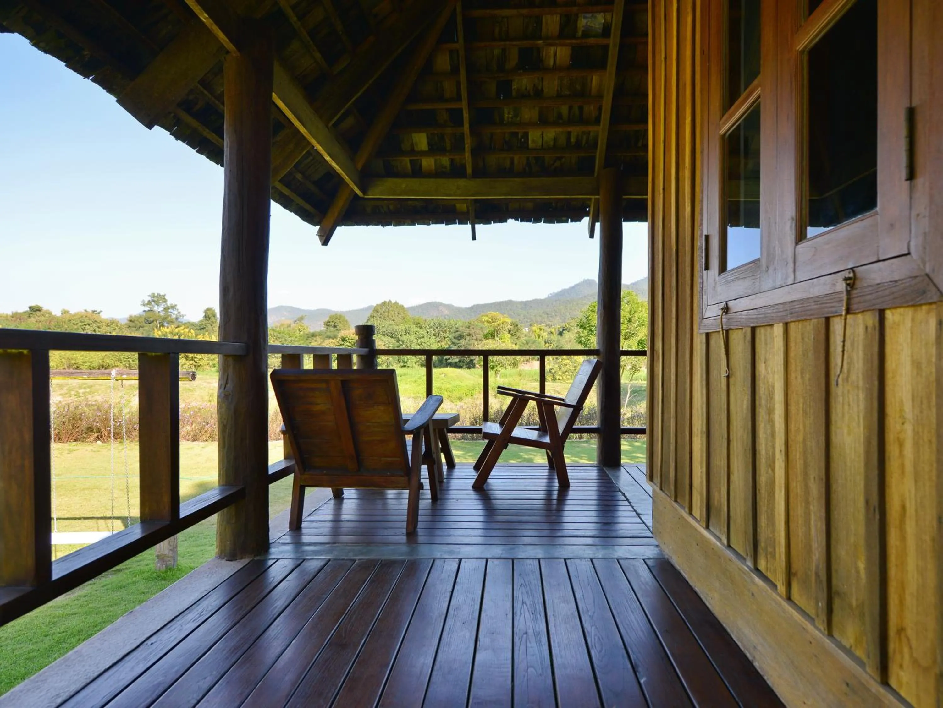 Balcony/Terrace in Belle Villa Resort, Pai