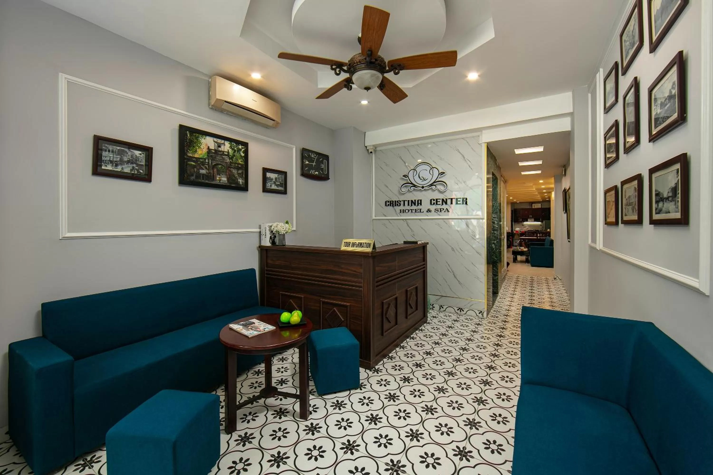 Seating area, Lobby/Reception in Cristina Center Hotel & Spa