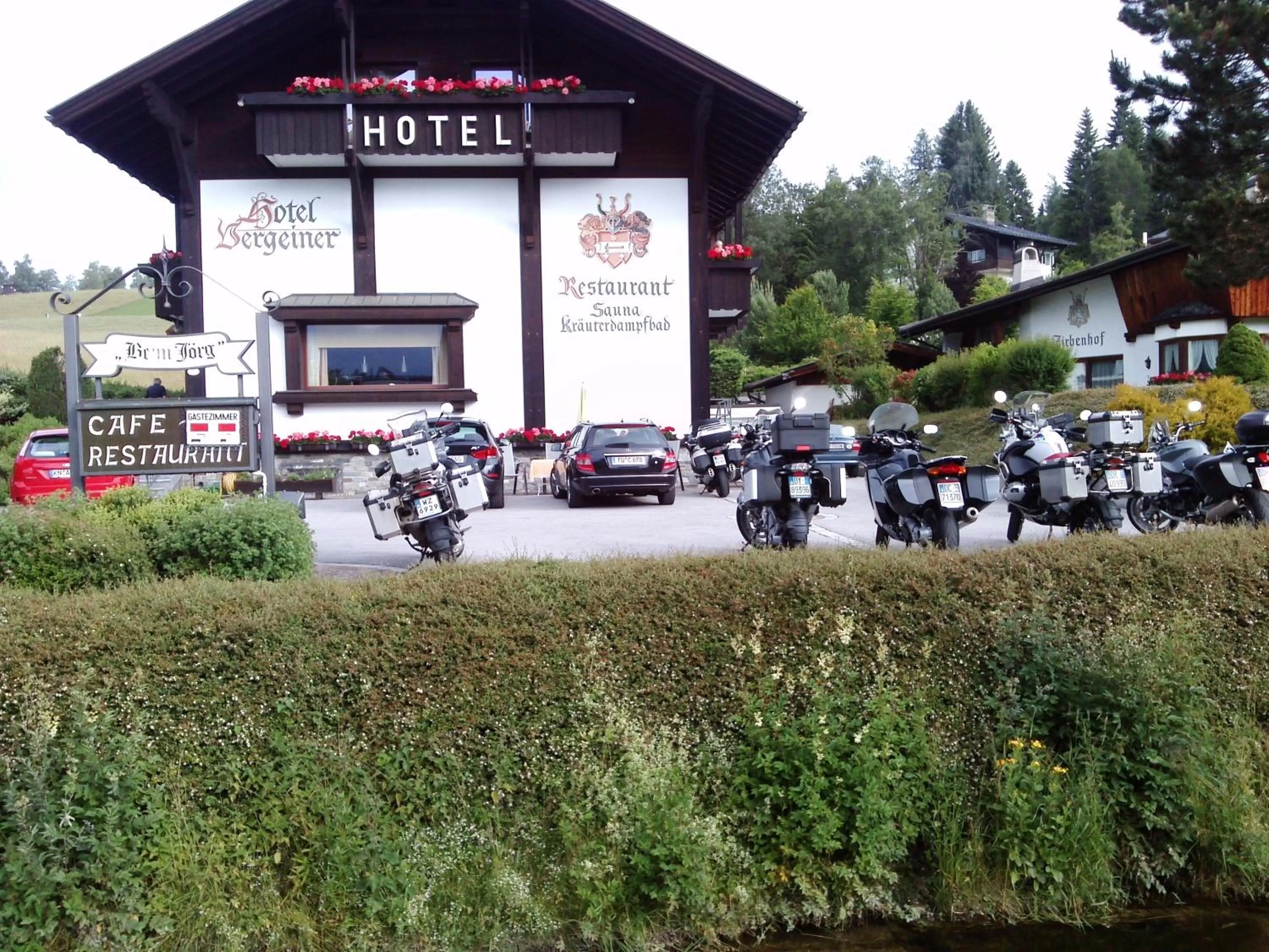 Facade/entrance in Hotel Vergeiner