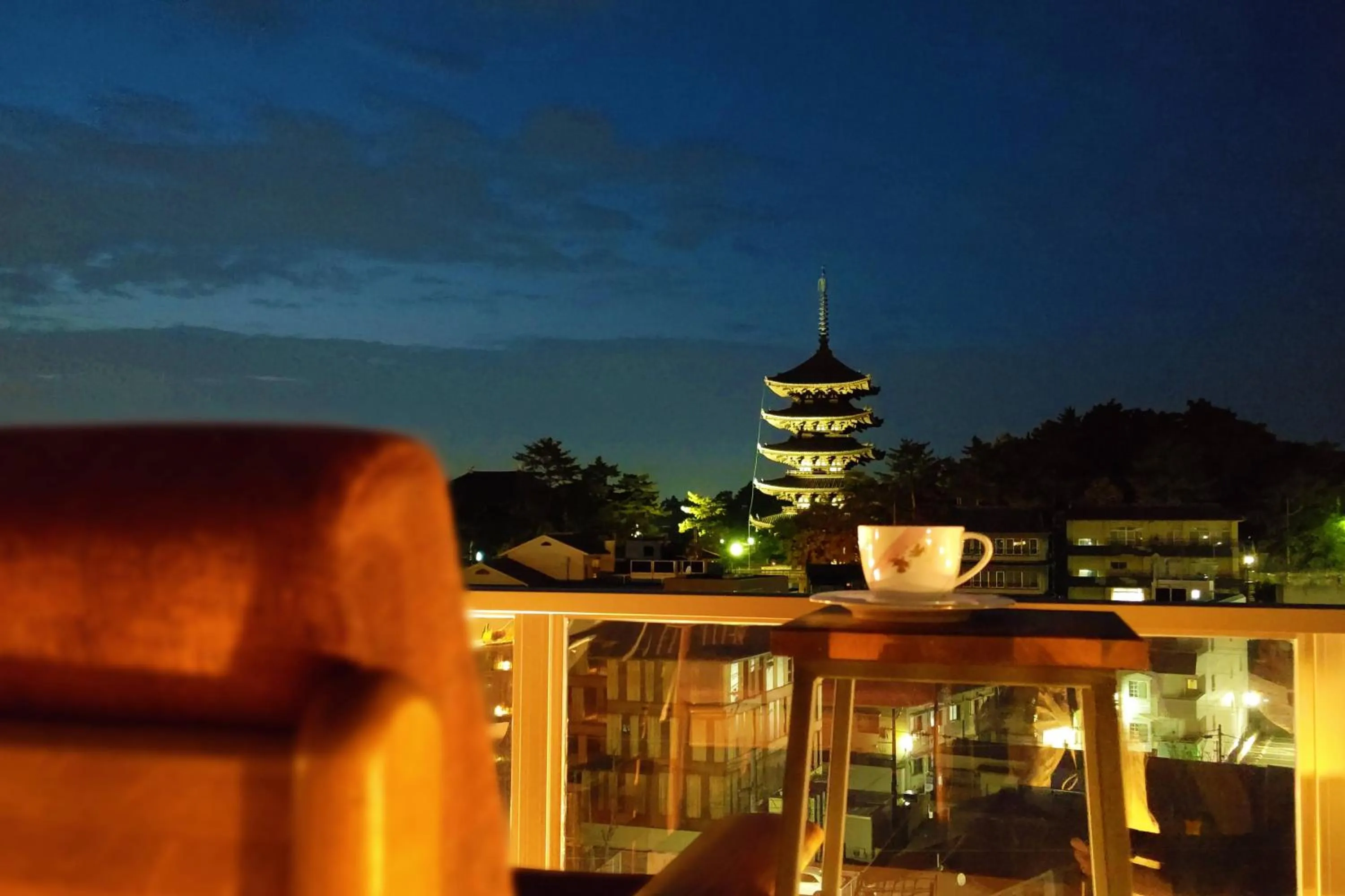 Balcony/Terrace in Asukasou Hotel