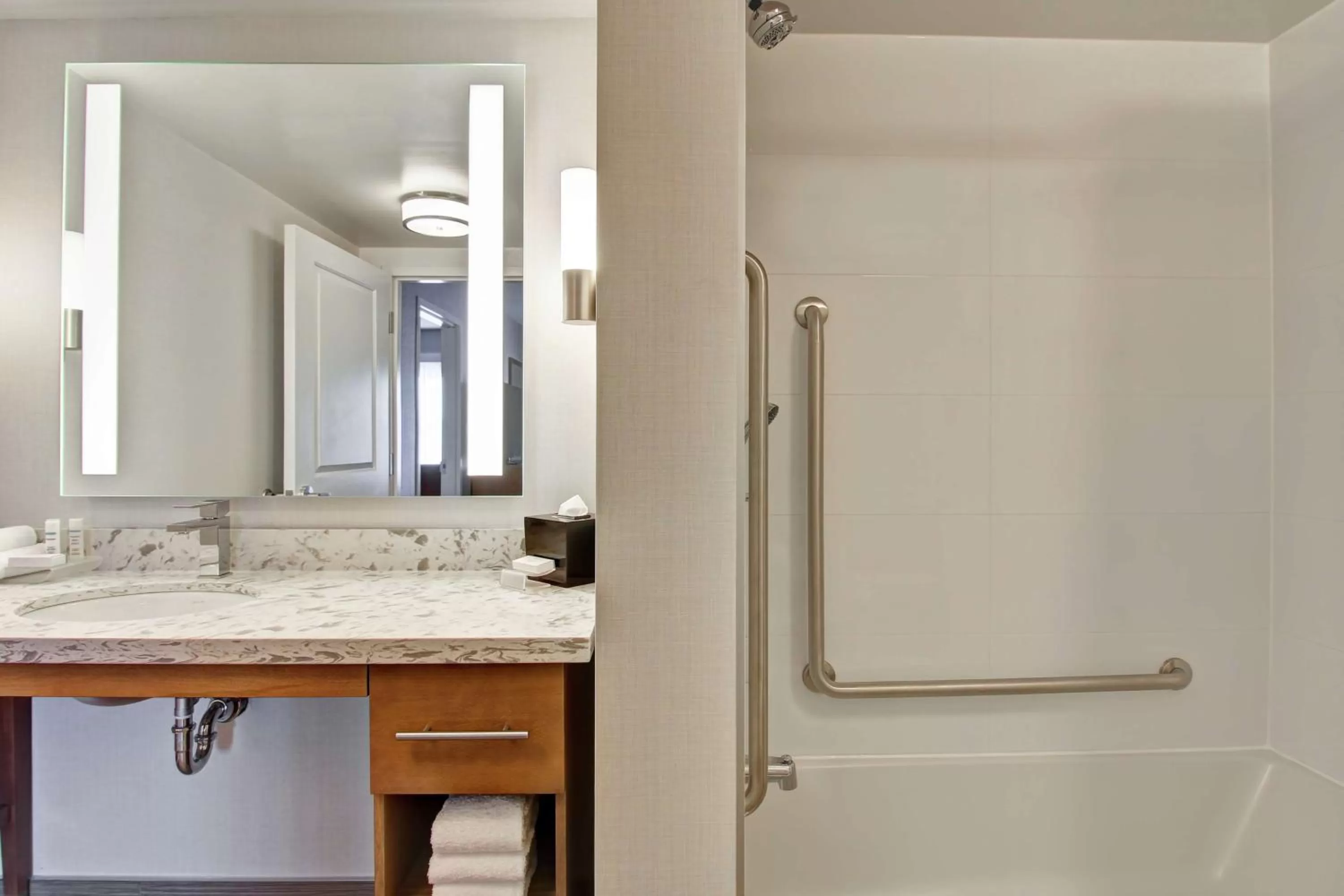 Bathroom in Homewood Suites By Hilton Ottawa Kanata