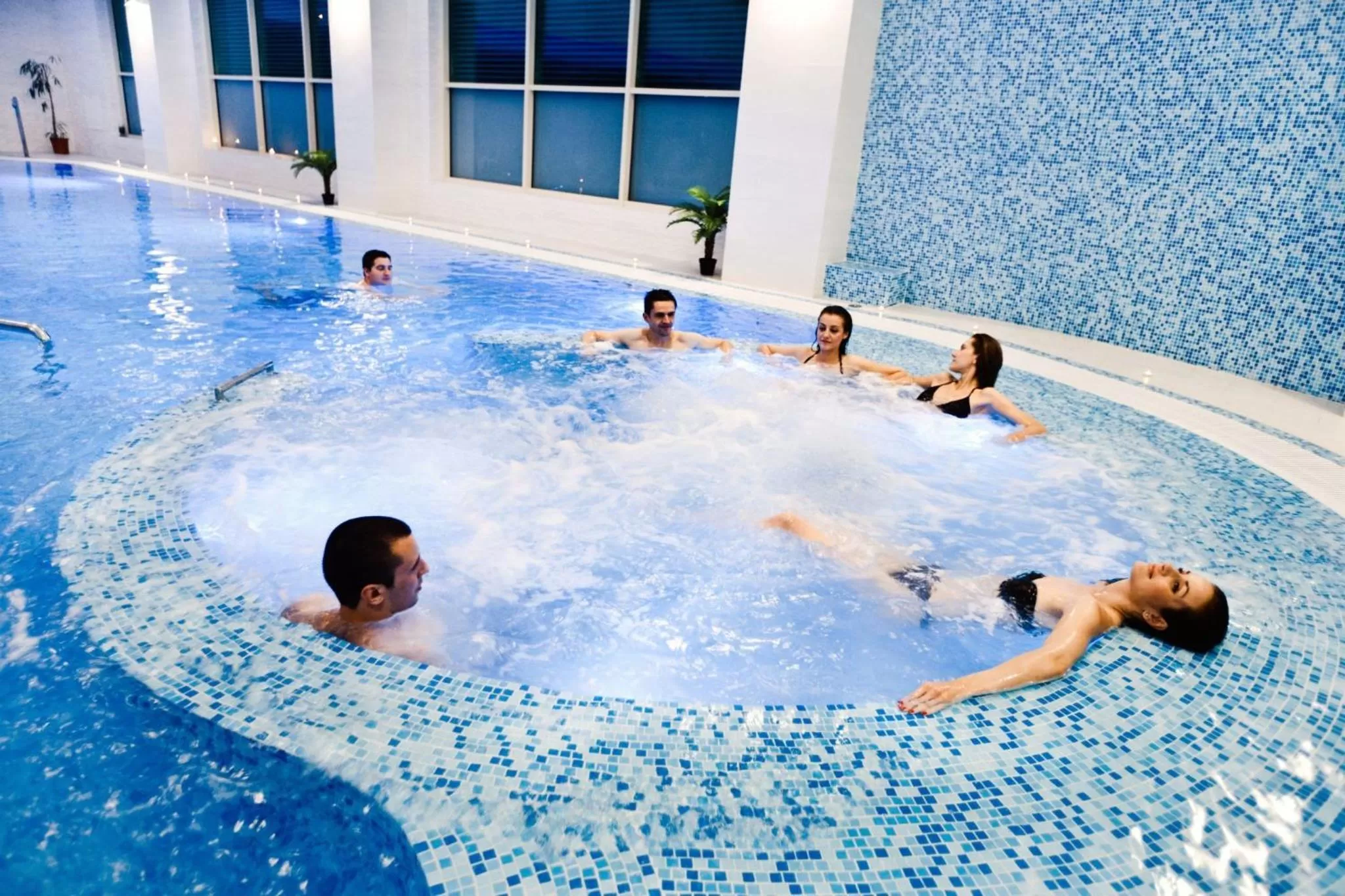 Swimming pool in Mirage Medspa Hotel