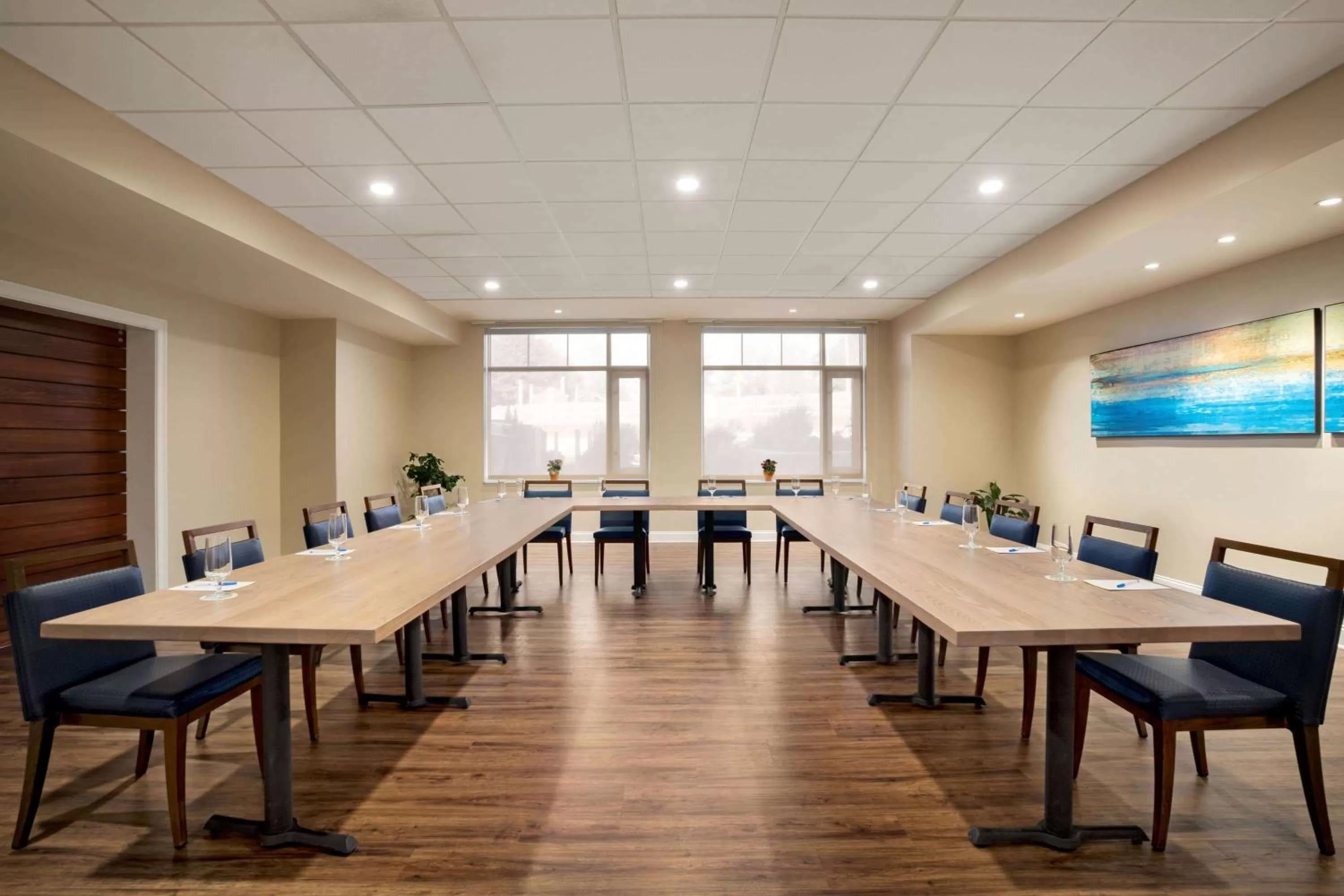 On site in Wyndham Newport Hotel