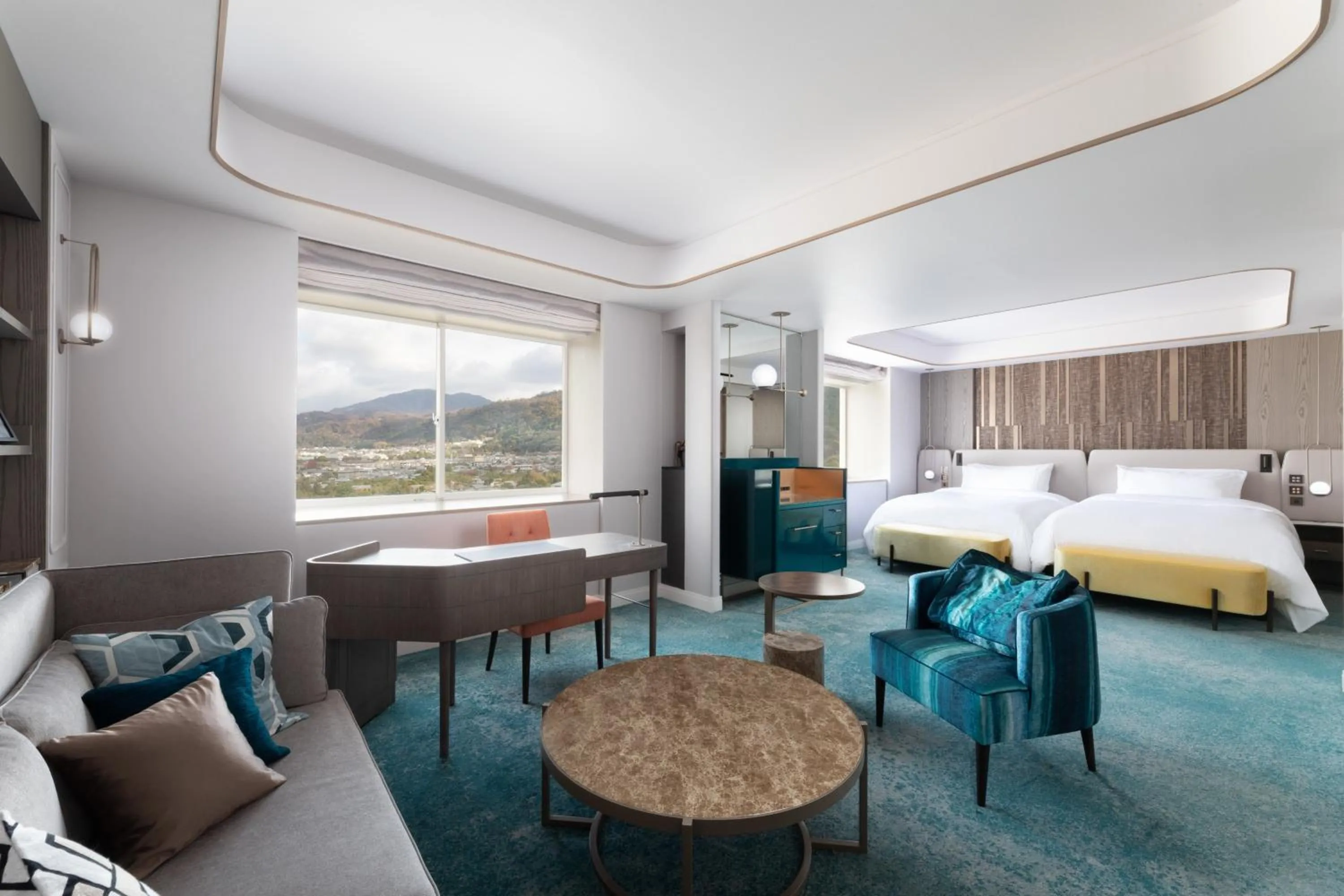 Photo of the whole room, Bed in The Westin Miyako Kyoto