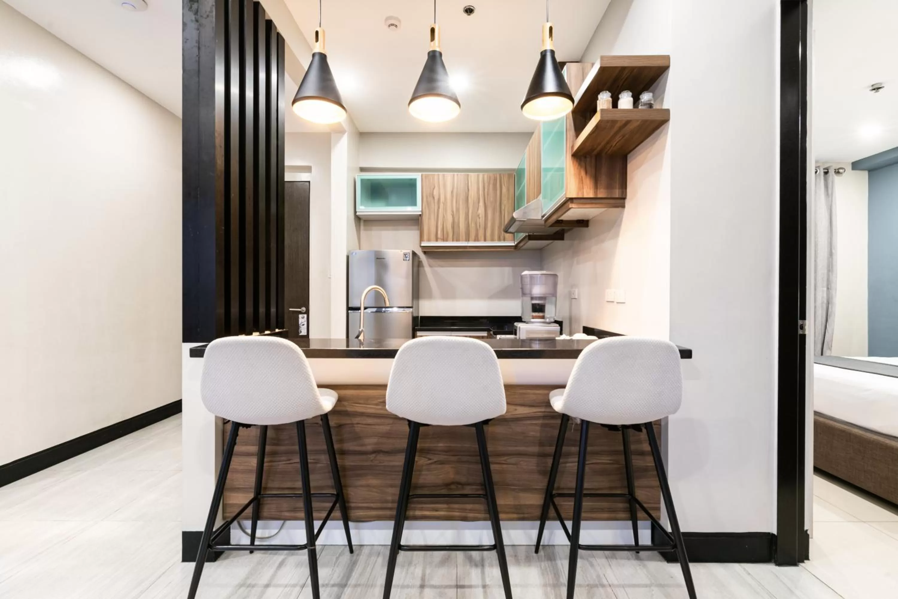 minibar in Artemis Place Makati Hotel