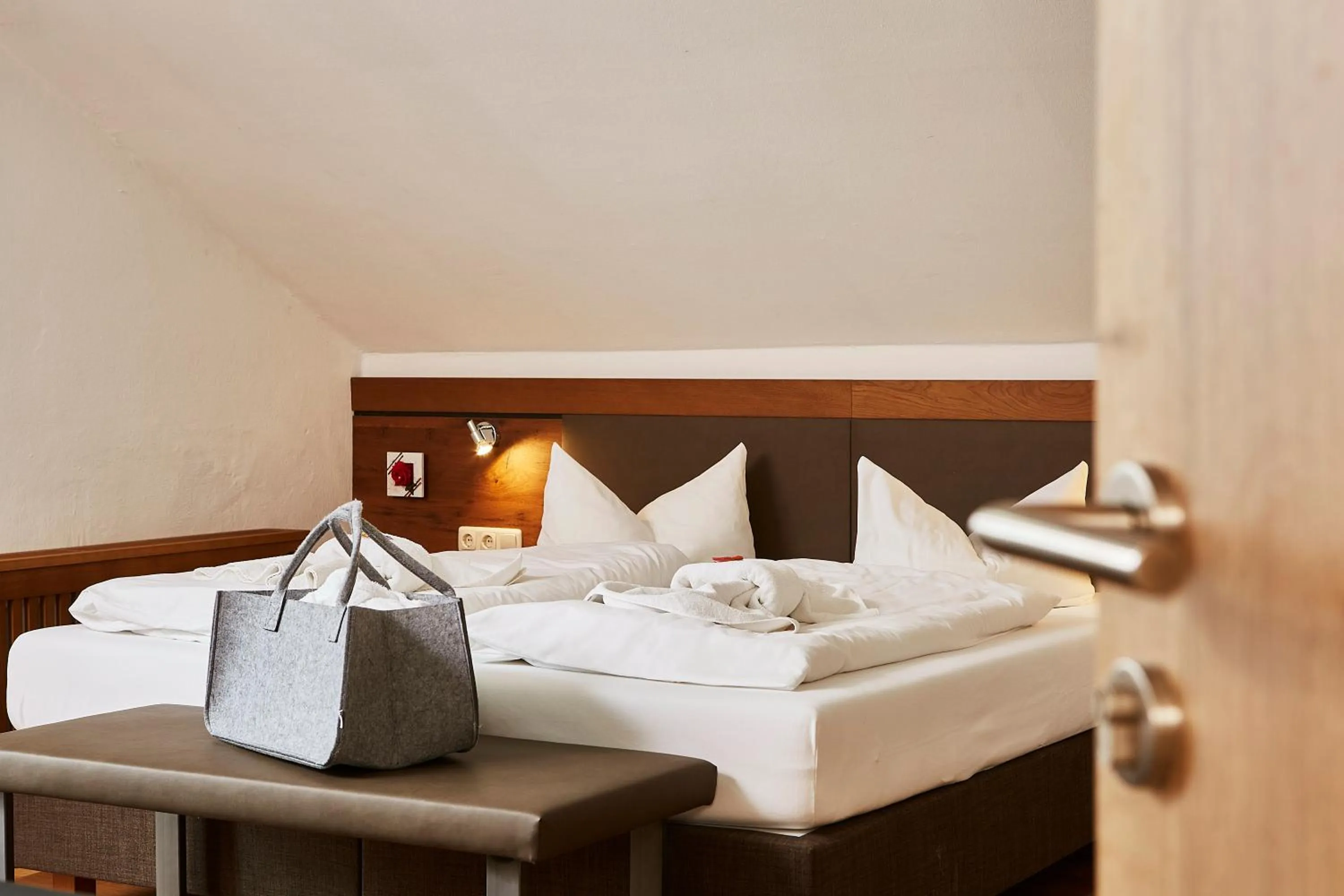 Bed in Hotel Rupertihof