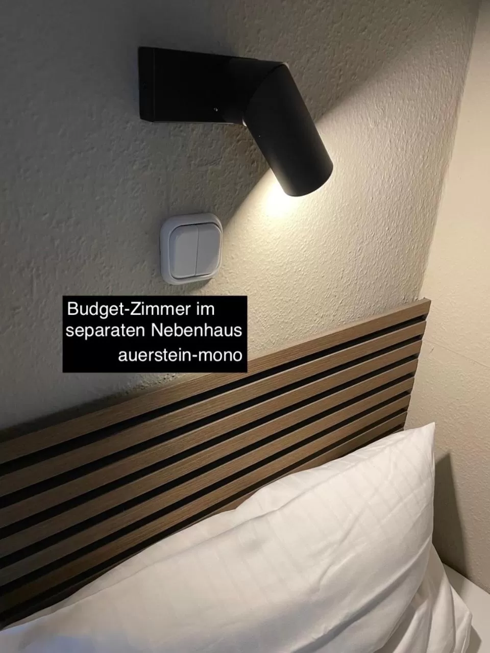 Bed in AUERSTEIN-Hotels auerstein & auerstein-mono