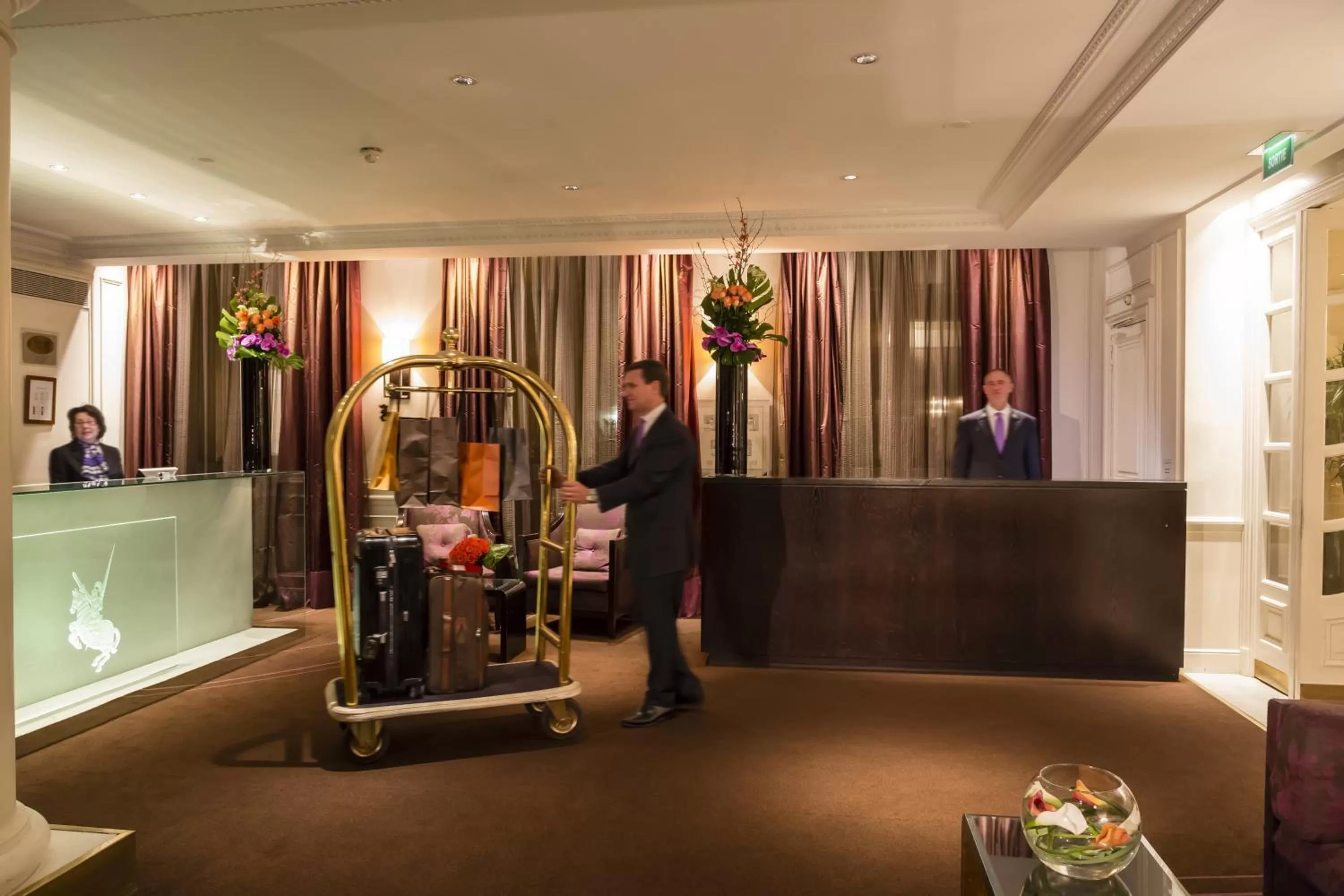 Lobby or reception in La Tremoille Paris