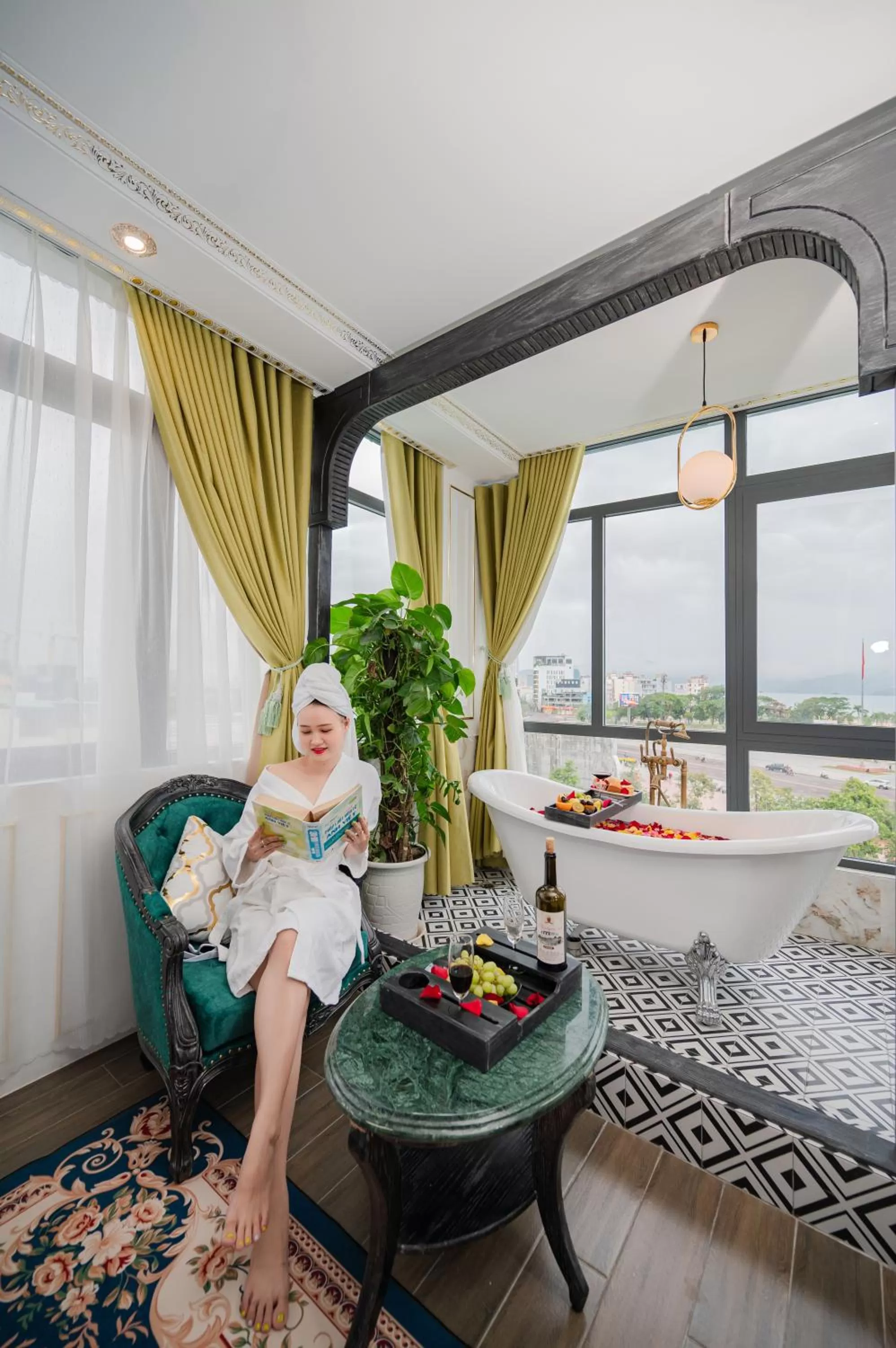 Living room in Athena Hotel Quy Nhơn