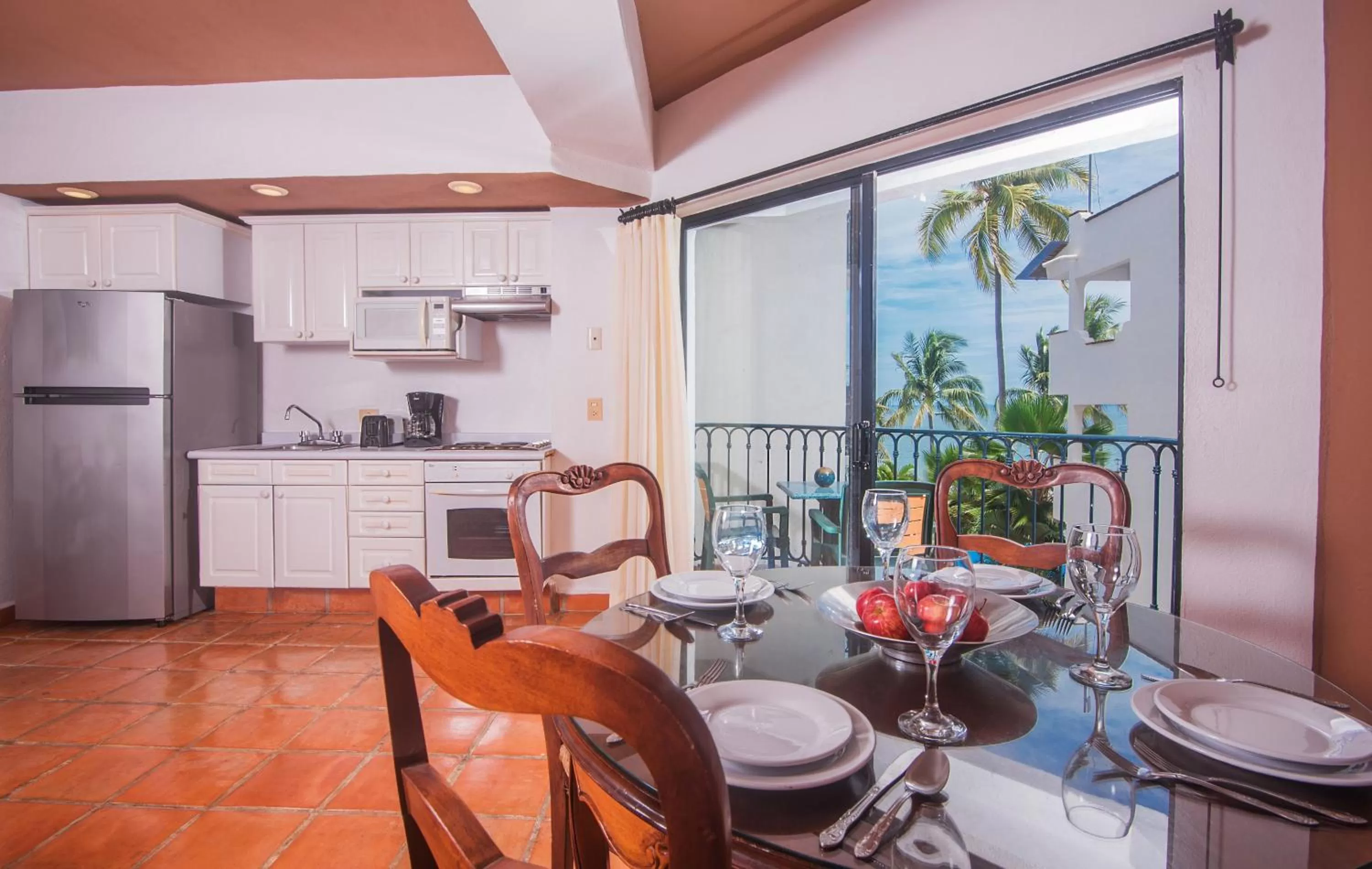 Living room in One Beach Street Puerto Vallarta