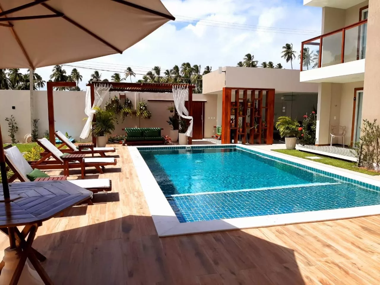 Swimming pool in Pousada Ricoco