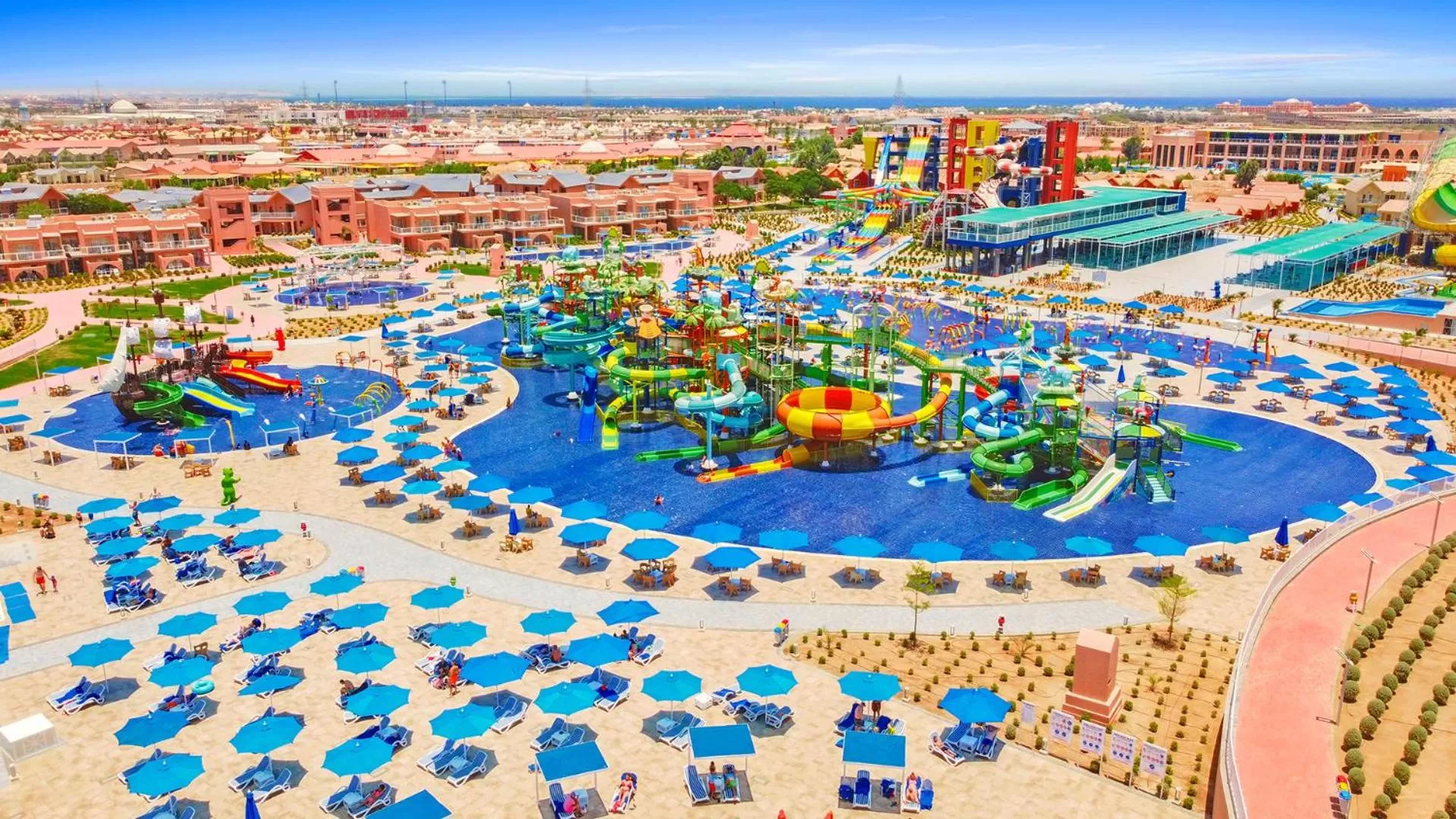 Aqua park in Pickalbatros Jungle Aqua Park - Neverland Hurghada