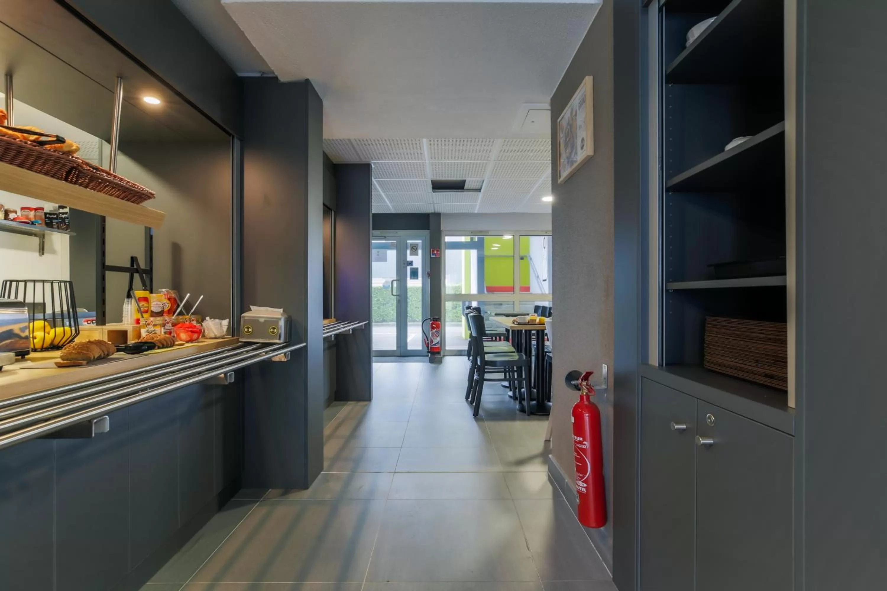 Buffet breakfast in B&B HOTEL Metz Augny