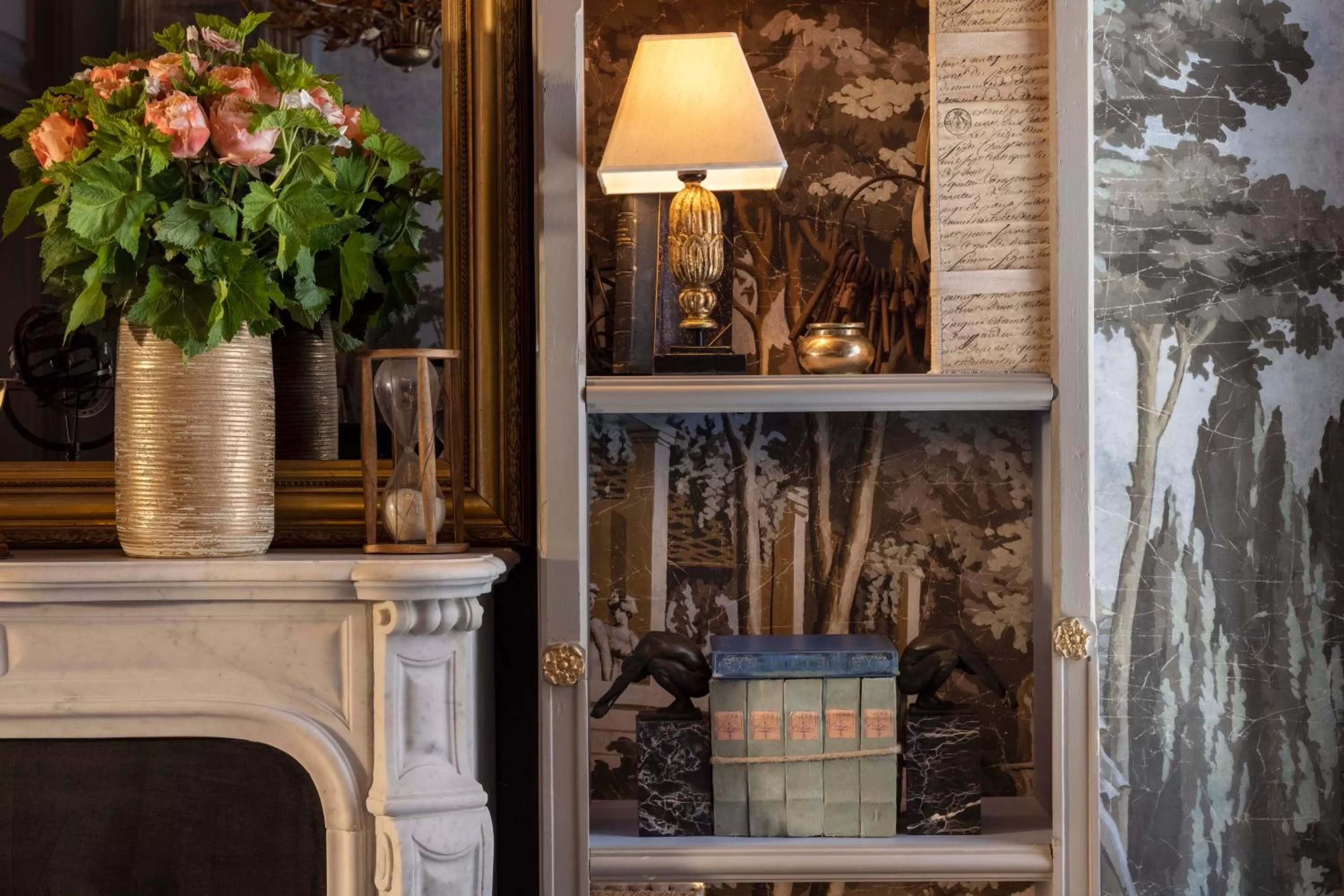 Decorative detail in Hôtel Vinci Due & Spa