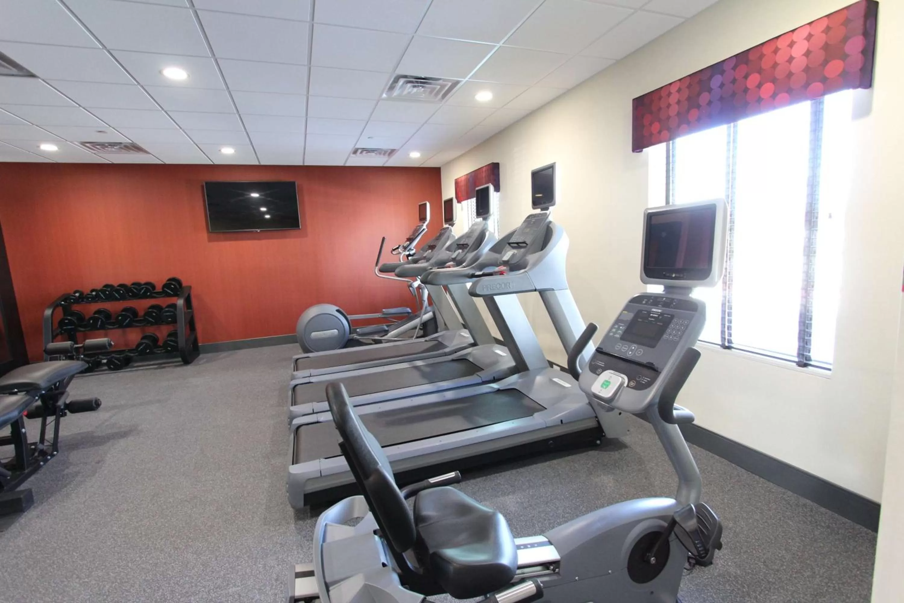 Fitness centre/facilities in Hampton Inn & Suites Dallas Market Center