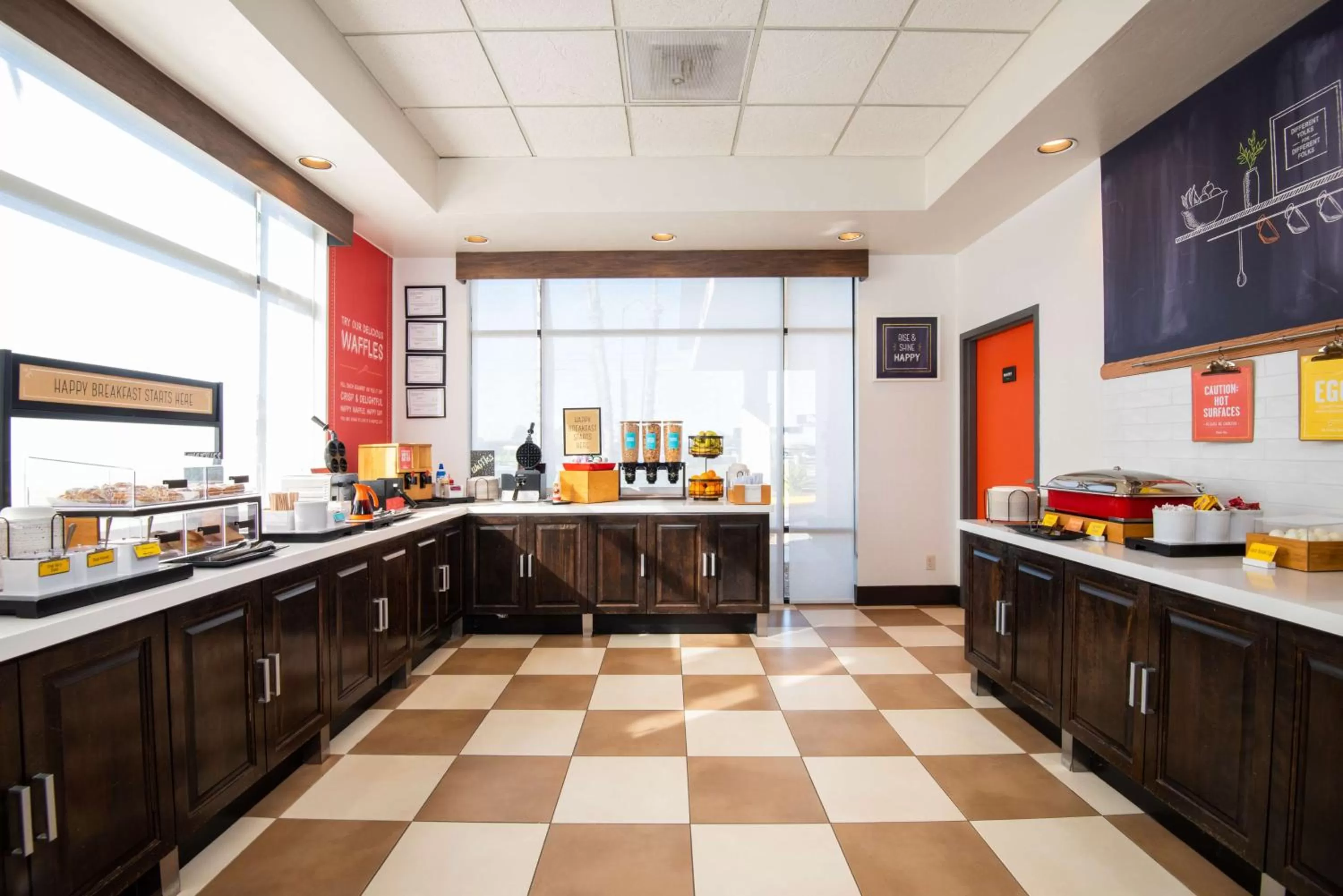 Breakfast in Hampton Inn Tucson-Airport