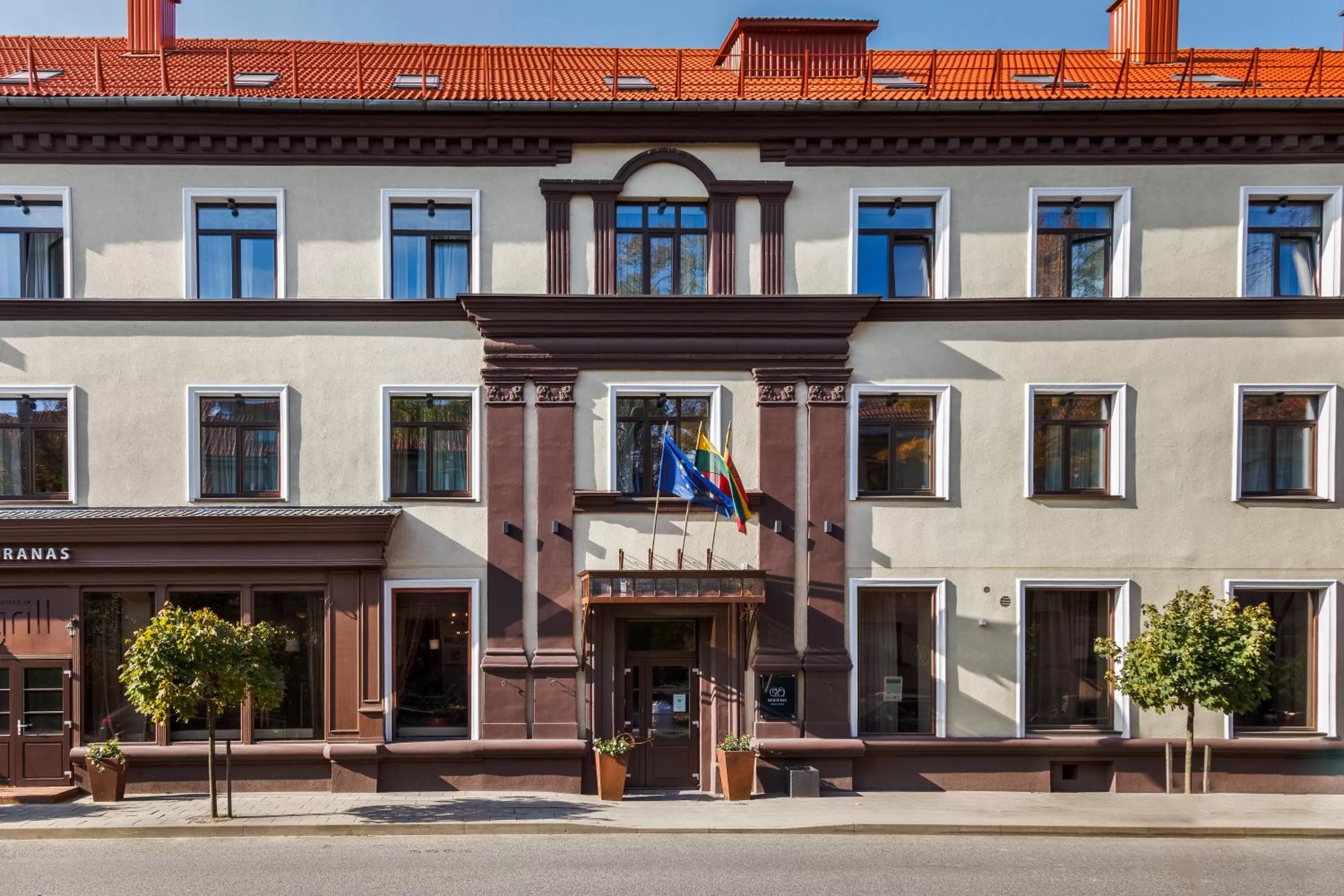 Property building in Old Town Hotel Bohema, Klaipėda