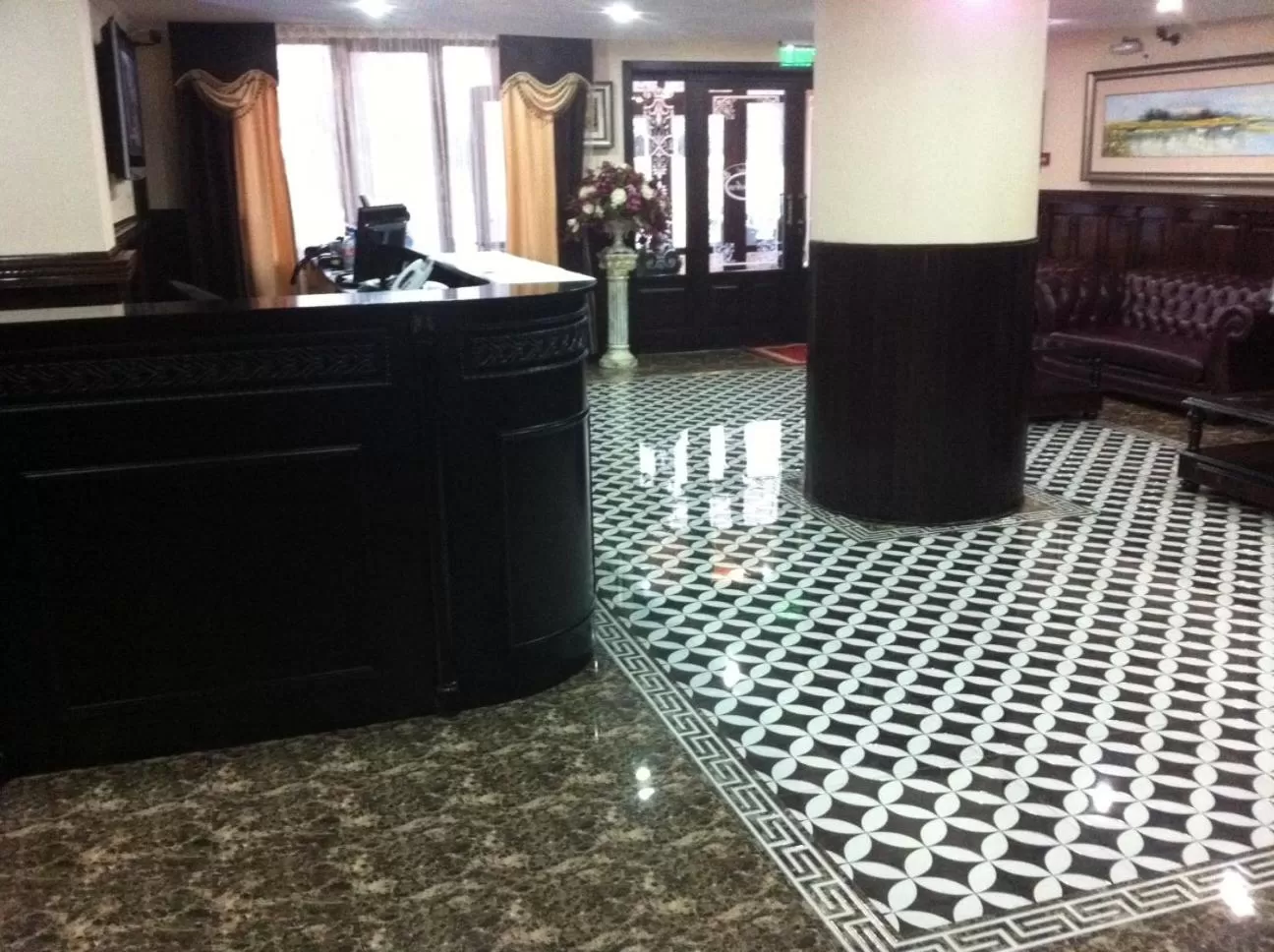 Lobby or reception in Hotel Baden