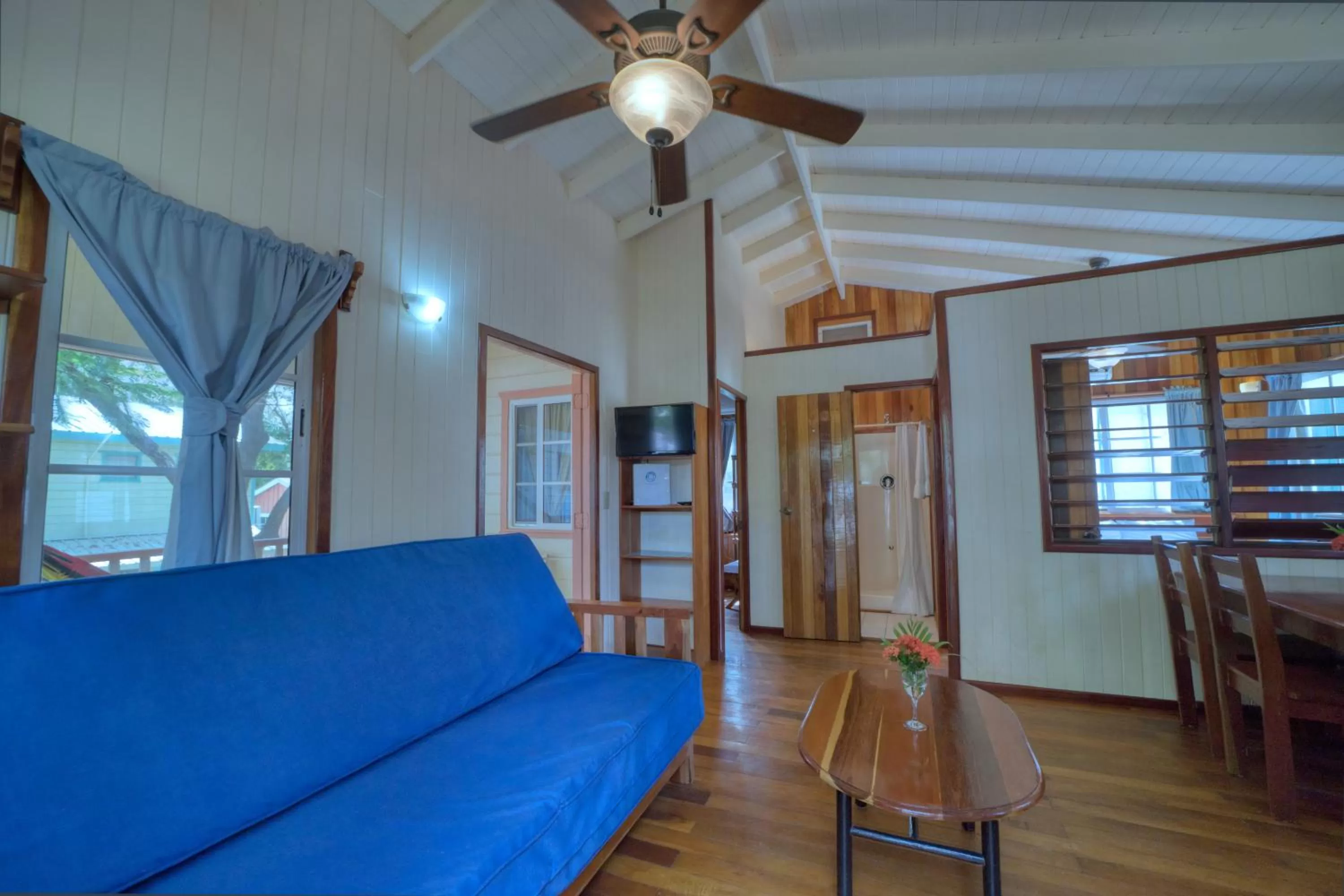 Living room, Seating Area in Placencia Villas