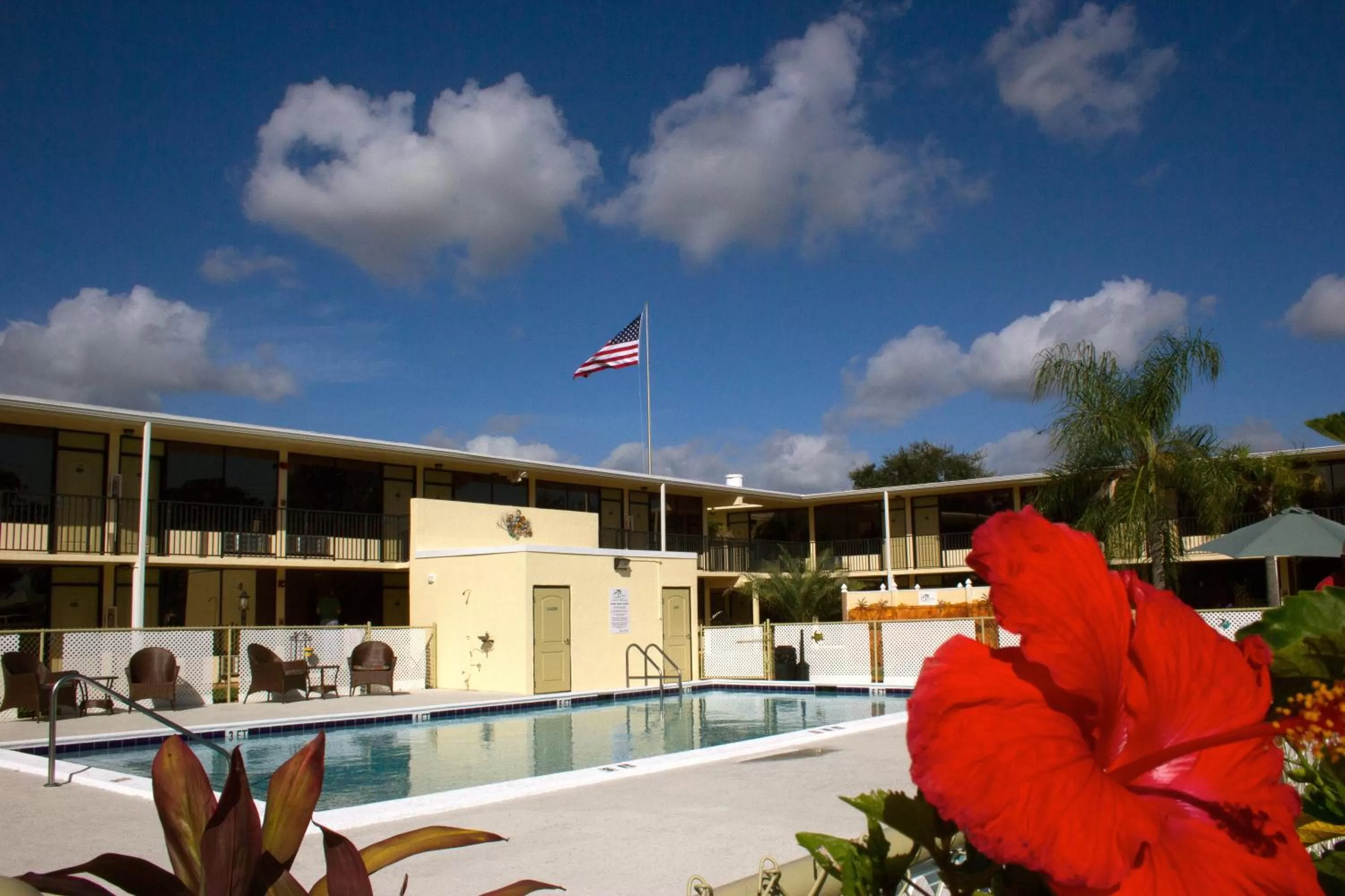 Swimming pool in At Home Inn - Fort Pierce