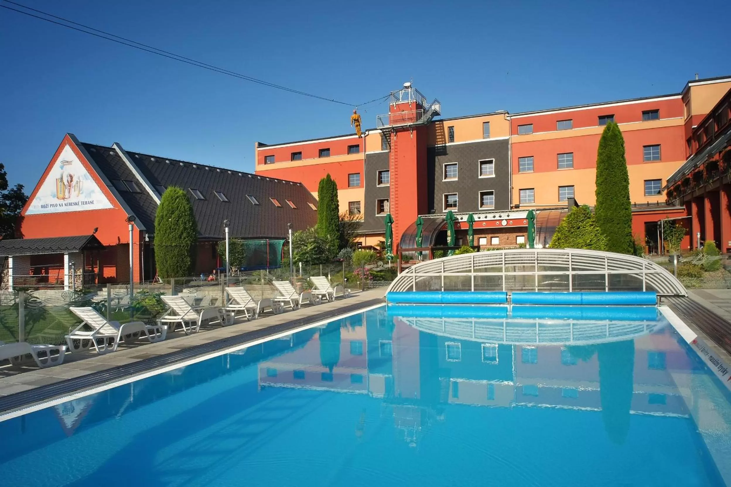 Swimming pool in OREA Resort Panorama Moravský kras