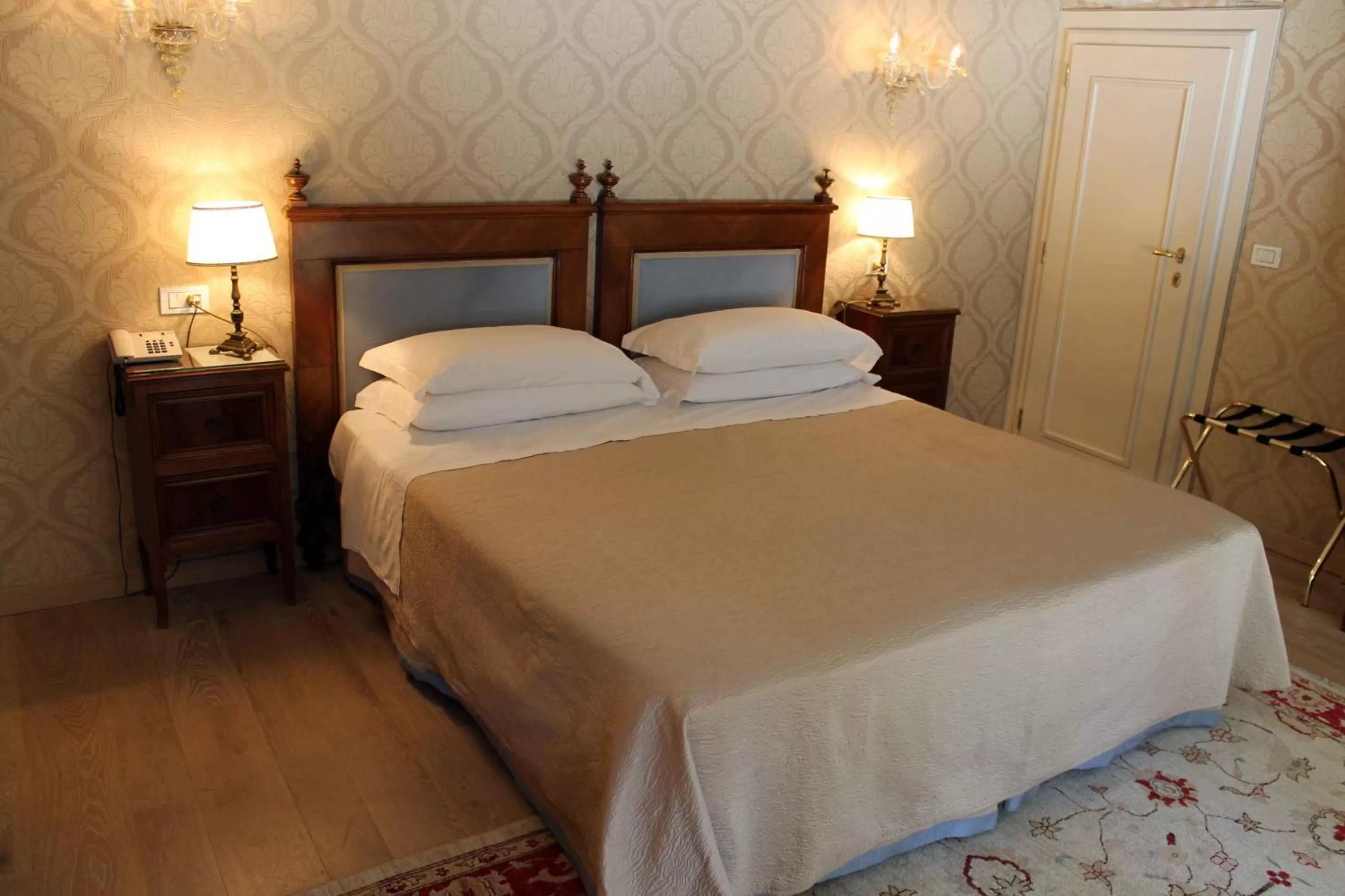 Bed in Hotel Palazzo Abadessa