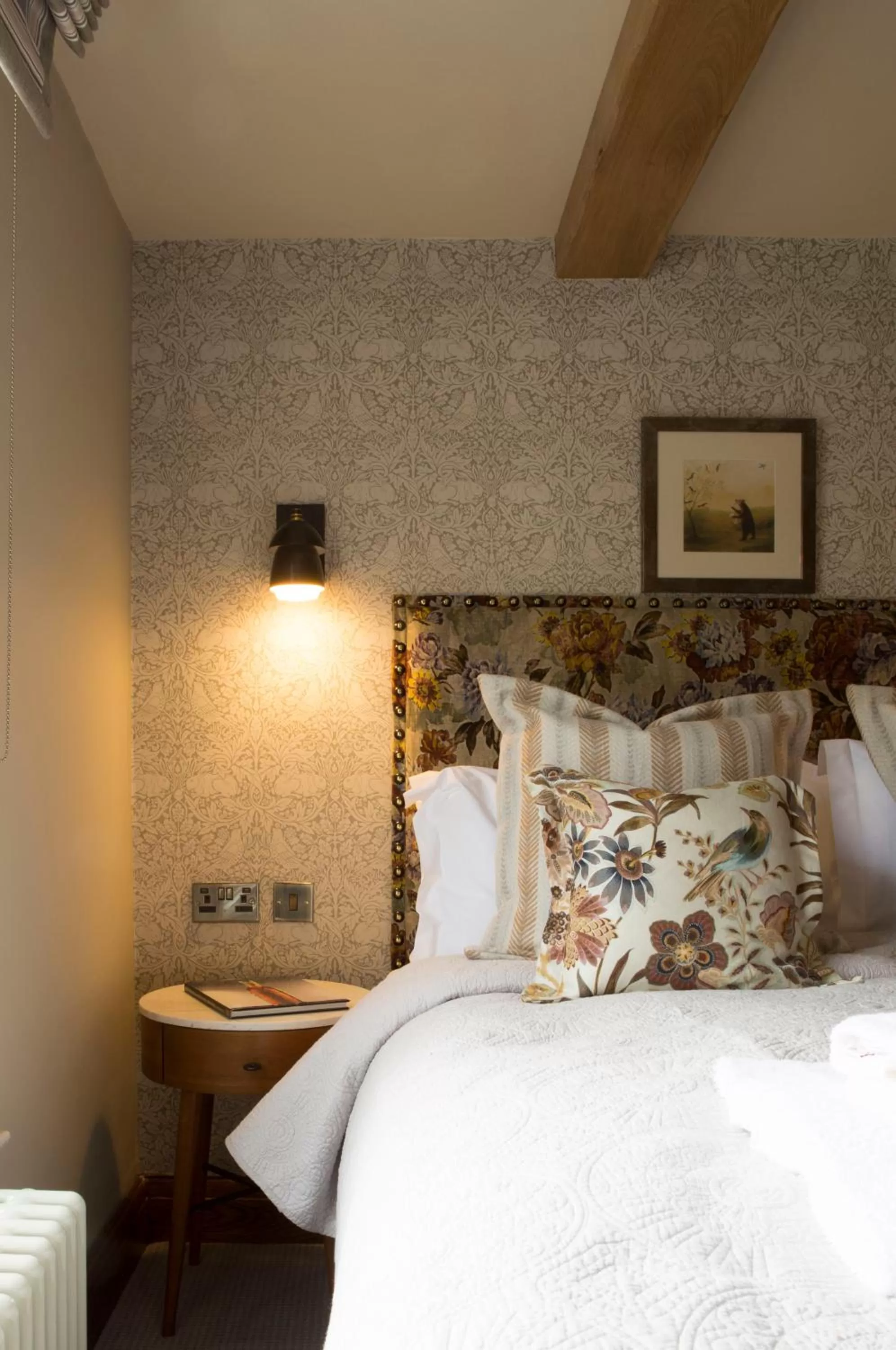 Bed in The Legh Arms Prestbury