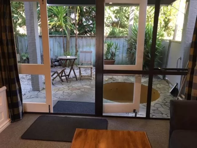 Patio in Baycrest Thermal Lodge