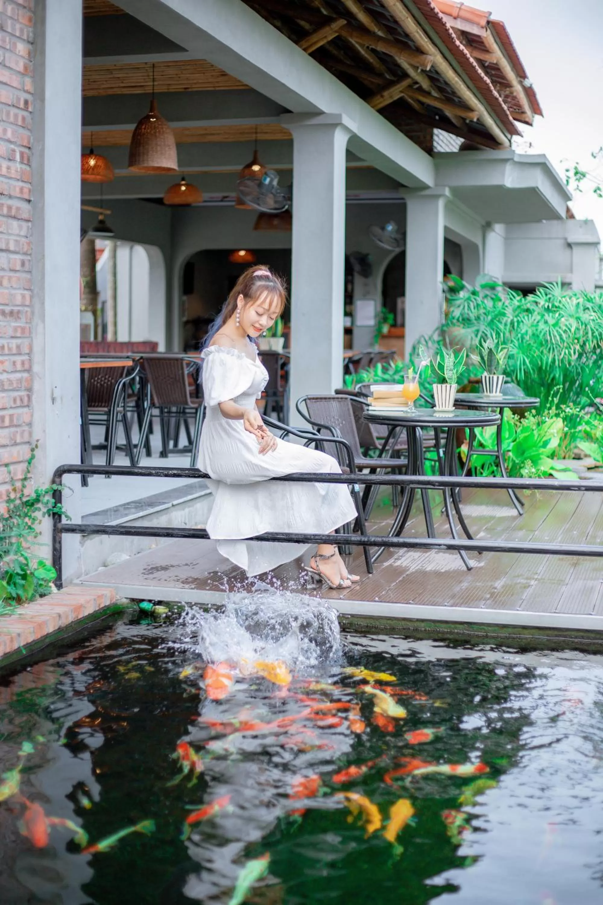 Children play ground in Tam Coc Banana Bungalow
