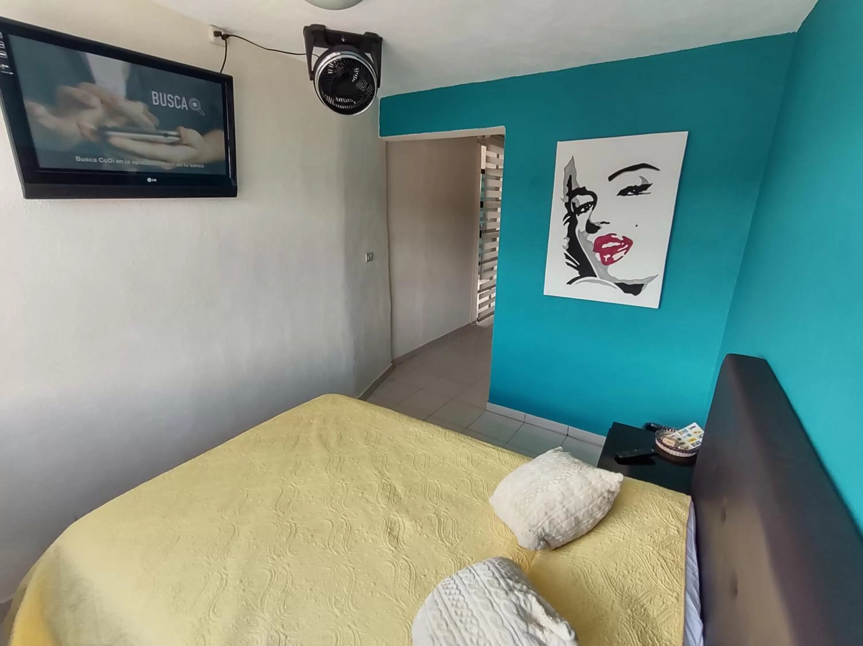 Bed in La Lotería Panoramic House & Rooftop by Lunian