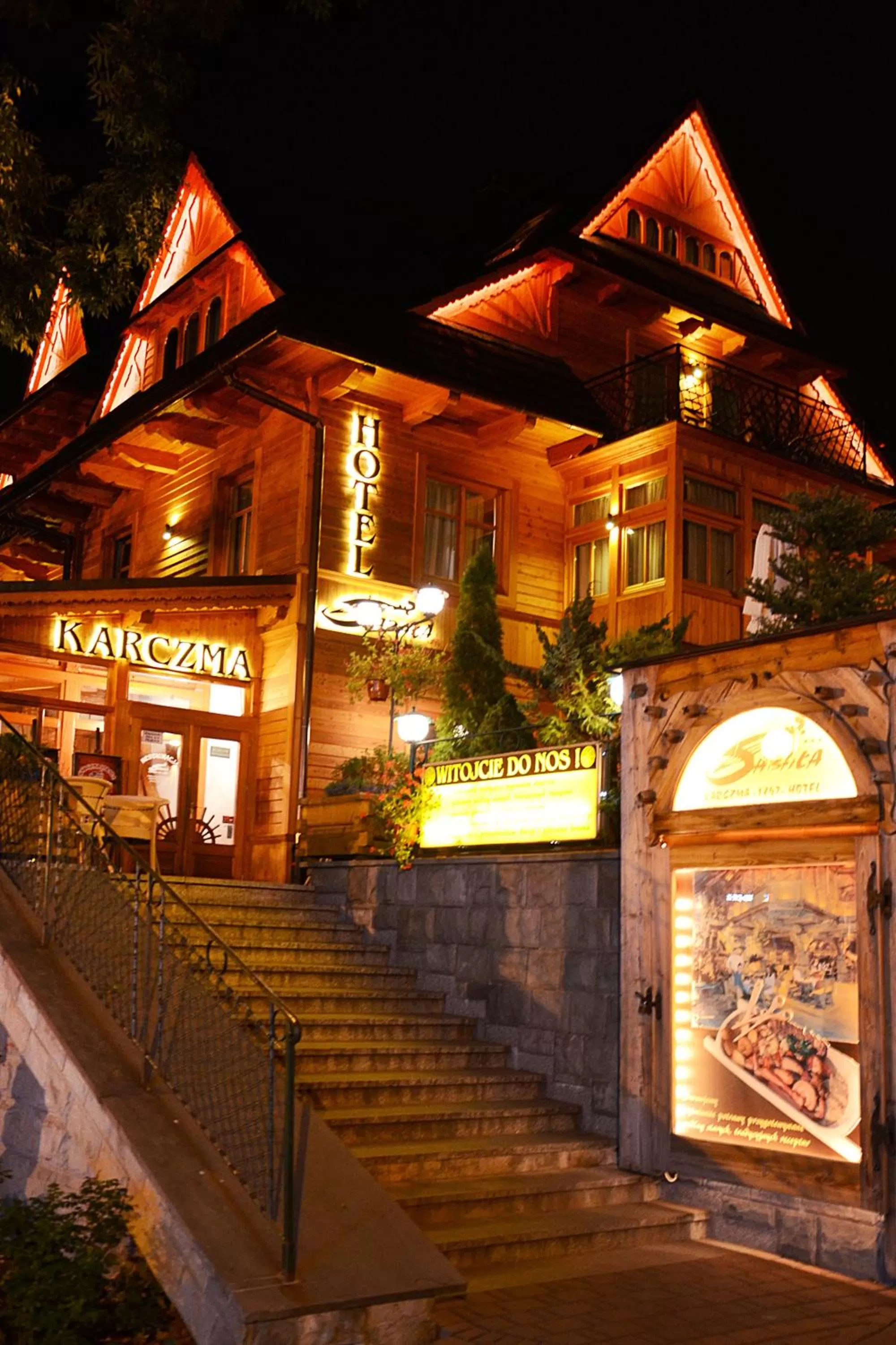 Facade/entrance in Hotel Sabała
