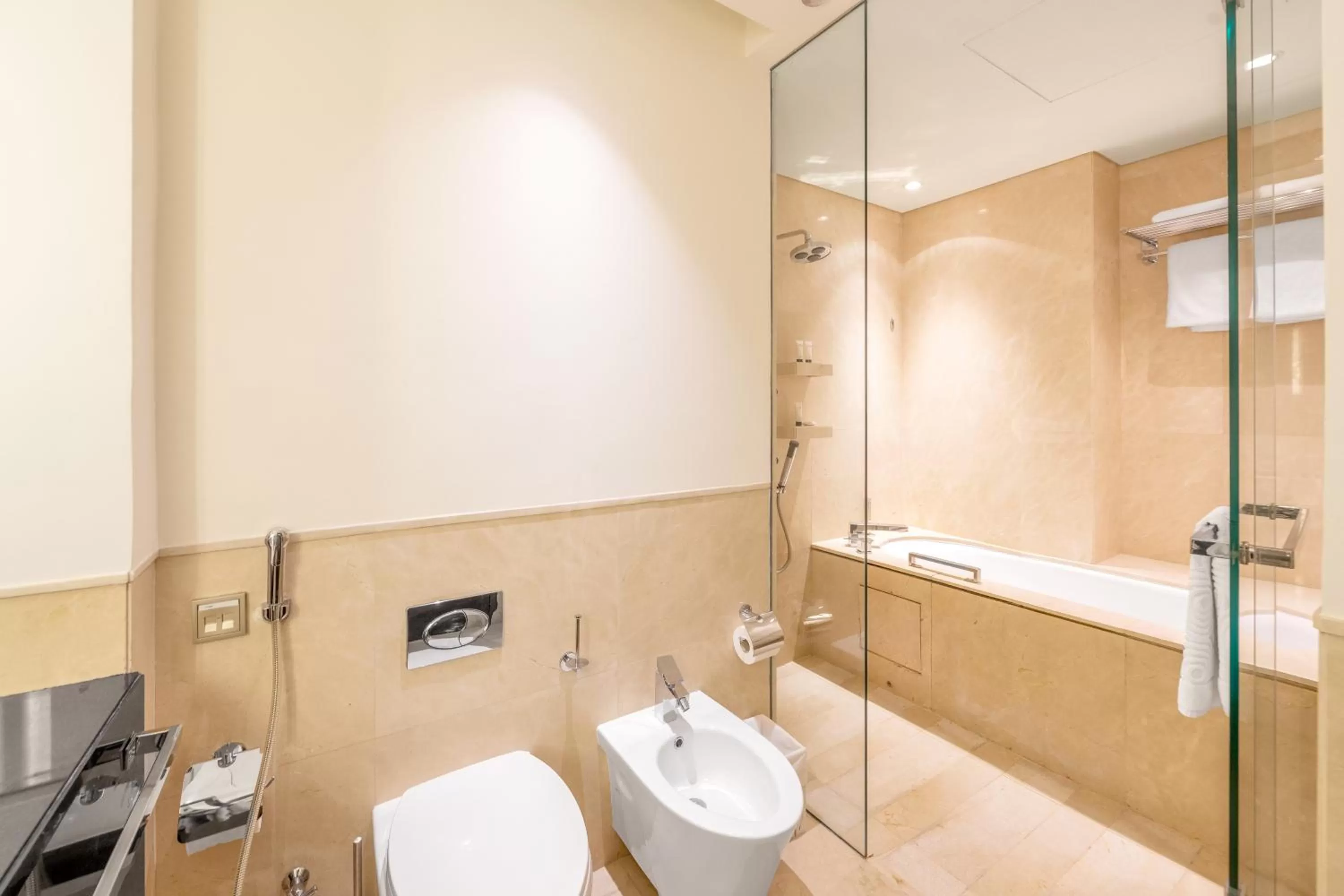 Bathroom in Emaar Residences Dubai Marina by Qstay - formerly Address Dubai Marina